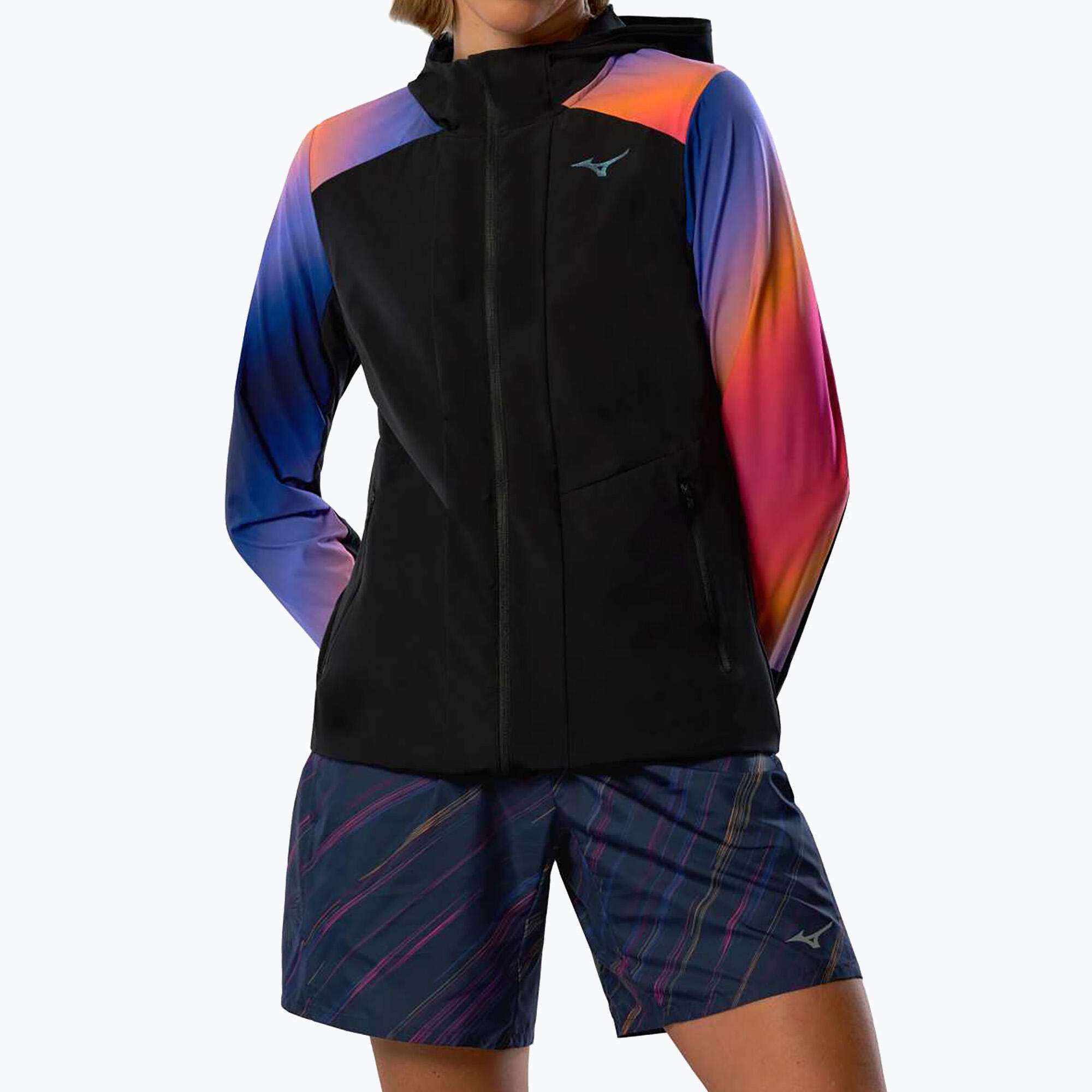 Kurtka do biegania damska Mizuno Active Alpha Hodded