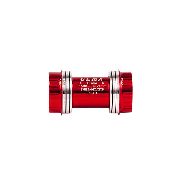CEMA Bracketas OSBB Interlock Shimano Ceramiczny Czerwony