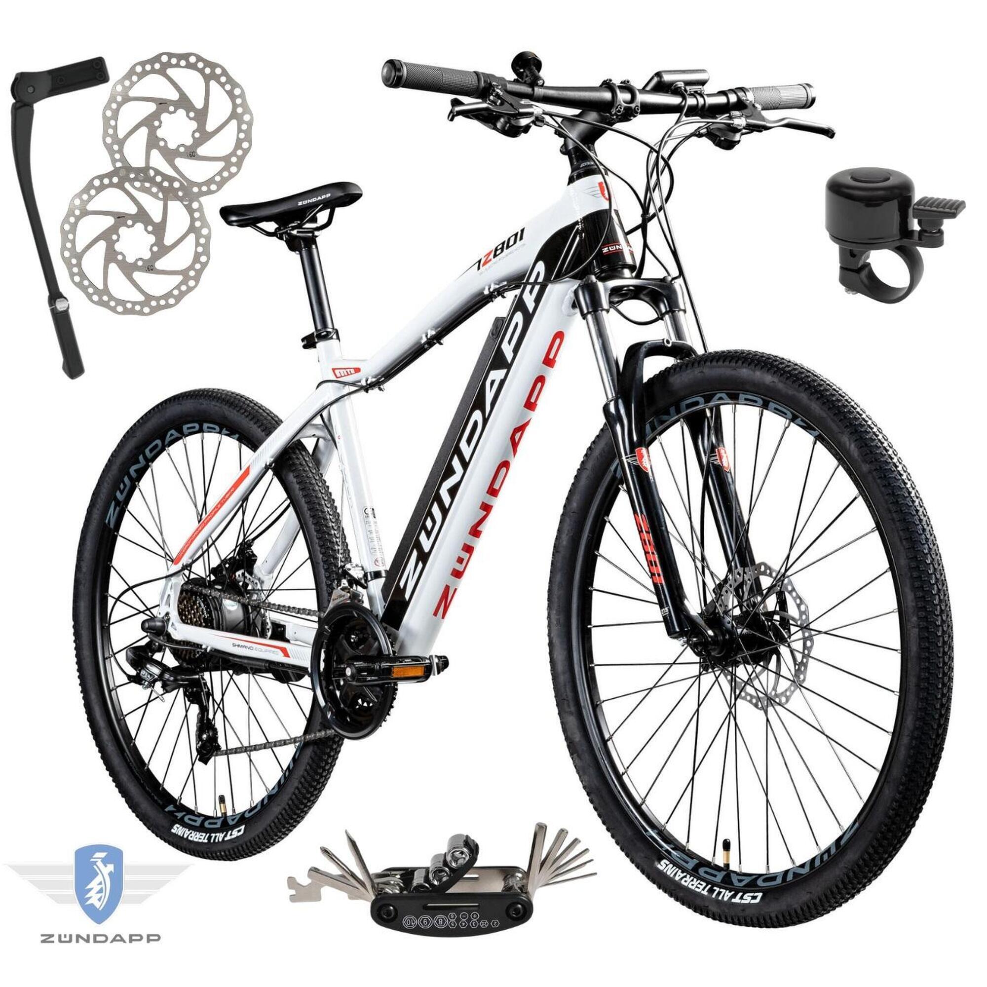 Rower Elektryczny Górski 27 5 MTB Męski Damski Shimano ALU 250W Tarcze