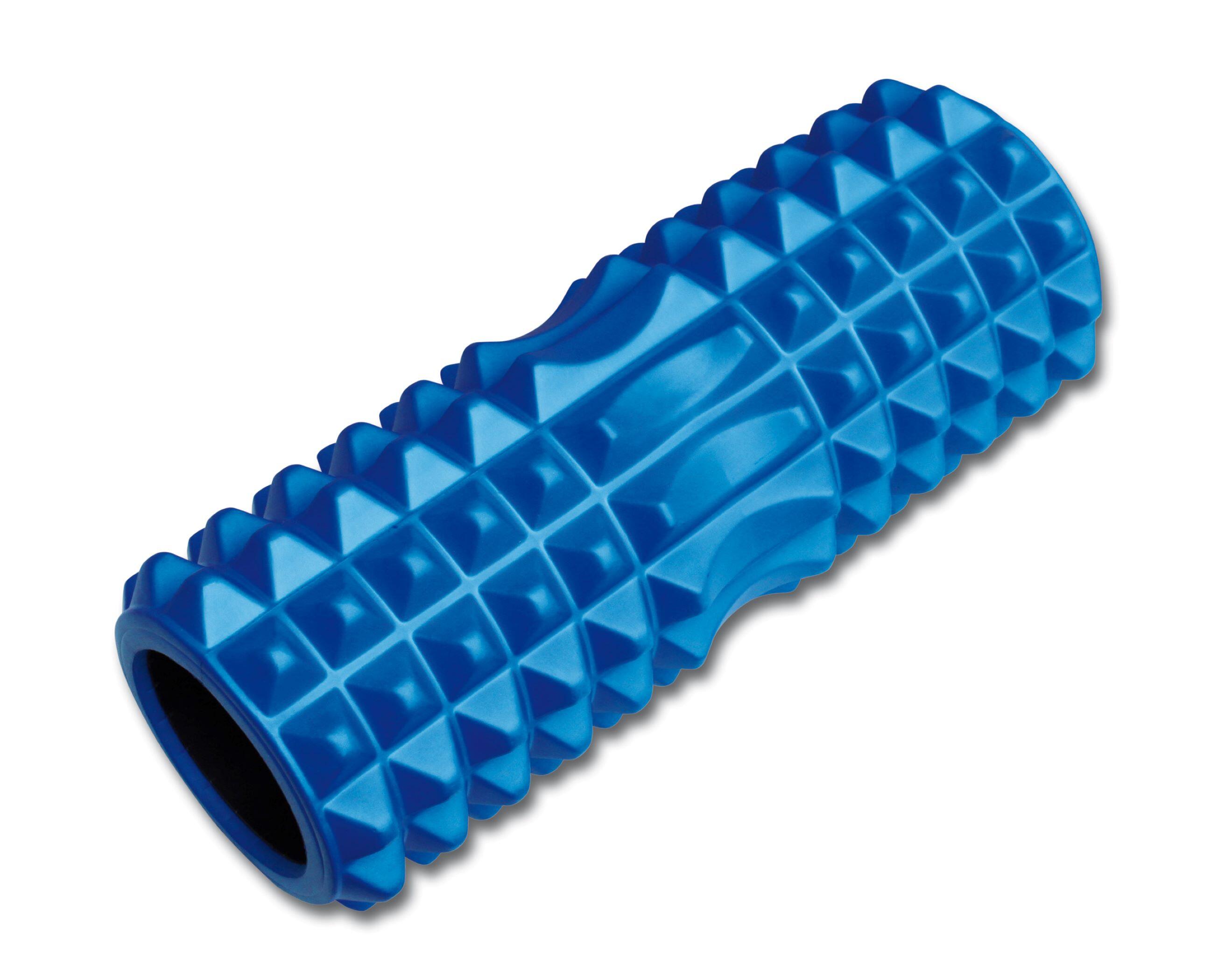 Wałek Piankowy Roller Masujący Pilates – 33 cm – Niebieski