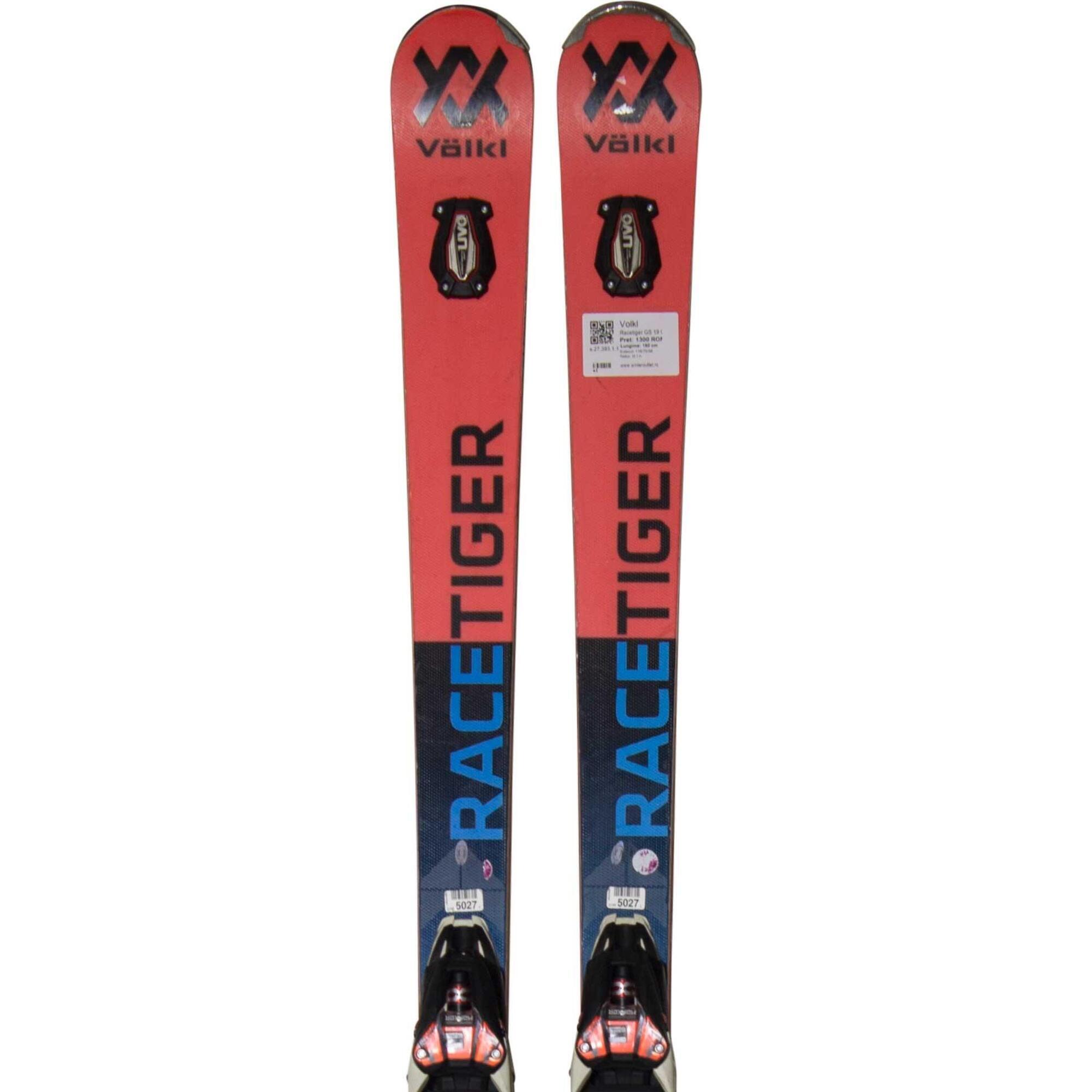 Second Life- Narty VOLKL Racetiger GS 19 UVO 2019  180 cm- Stan bardzo dobry