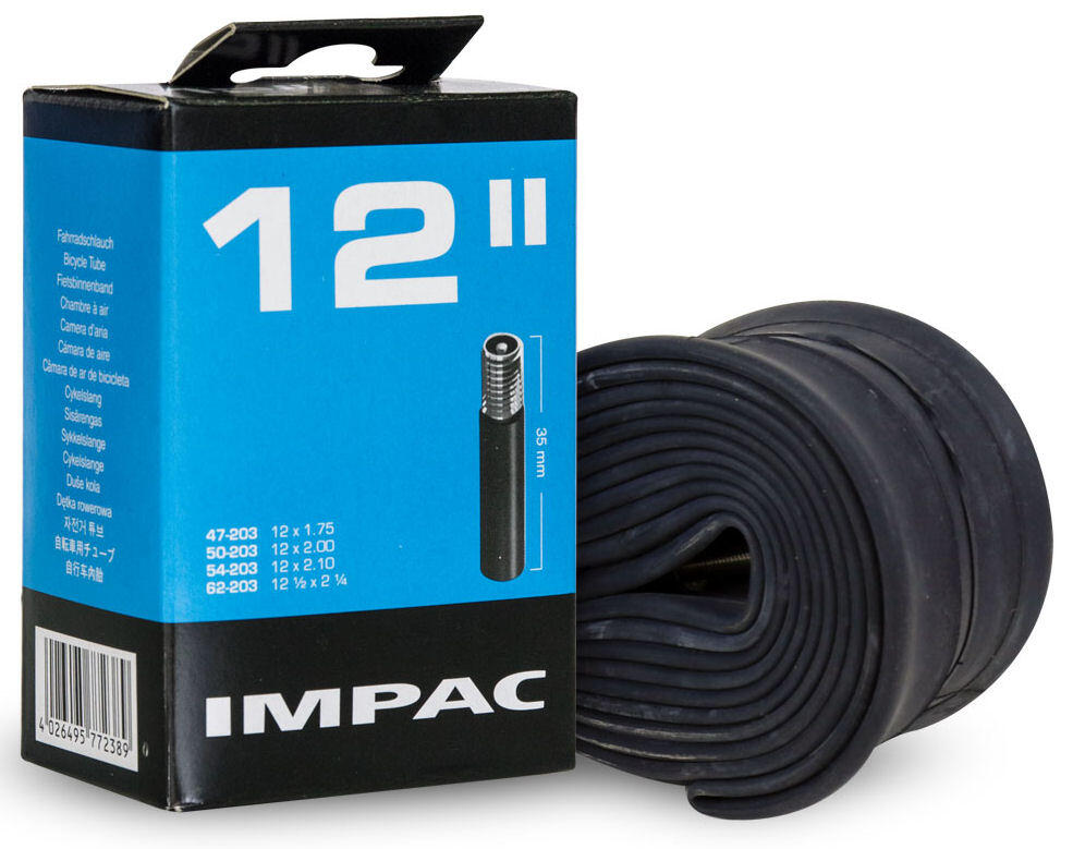 Dętka IMPAC 12x1,75–12½x2¼ ETRTO 47-62 zawór Dunlop 35 mm