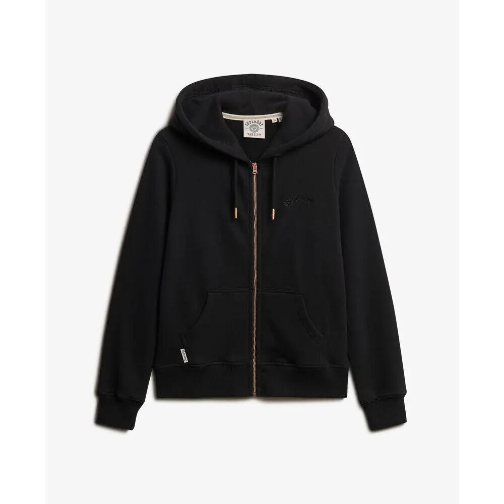 Damska bluza z kapturem zapinana na zamek Superdry Essential Logo Hb