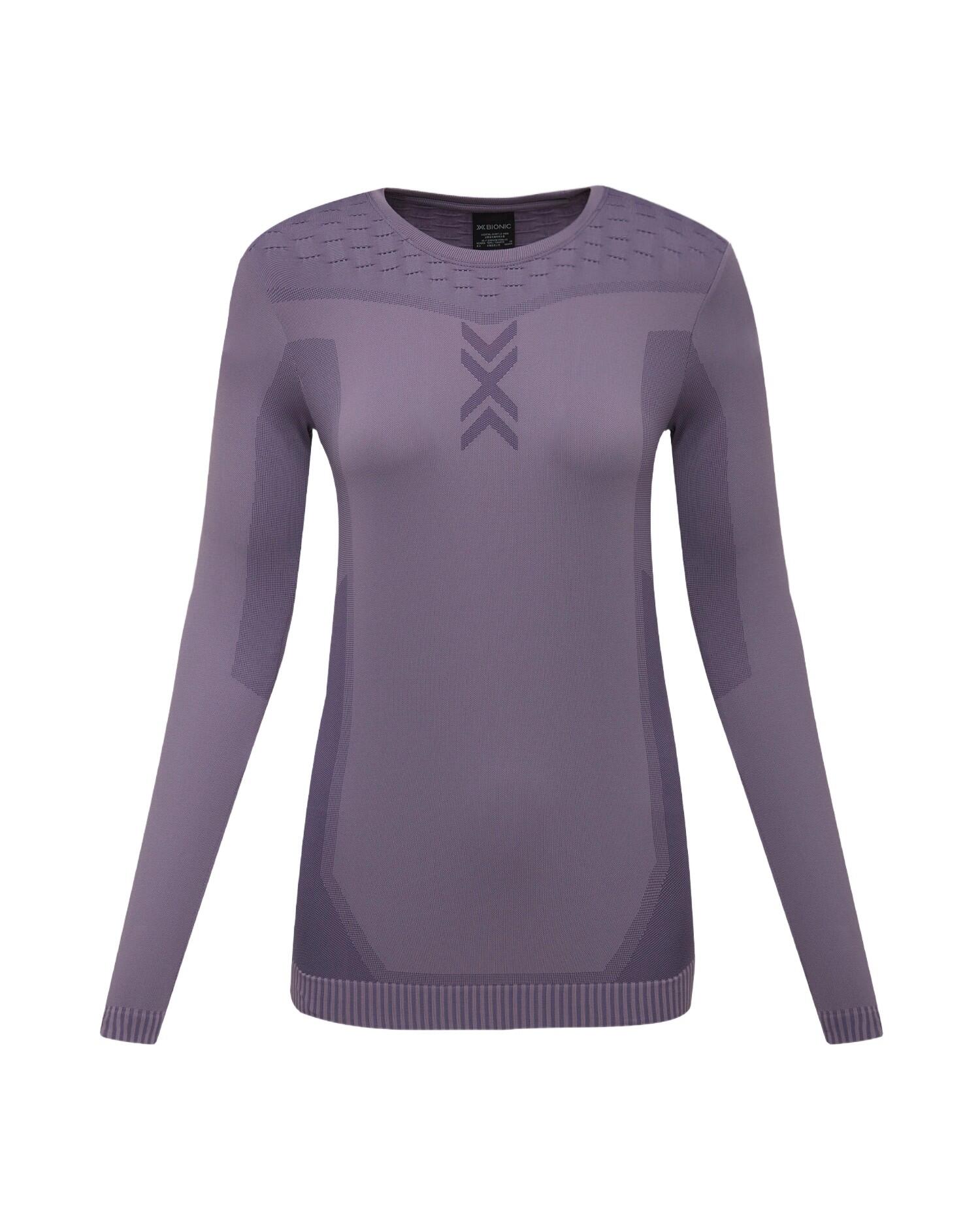 Koszulka z długim rękawem damska X-Bionic X-Ential Shirt Lavender
