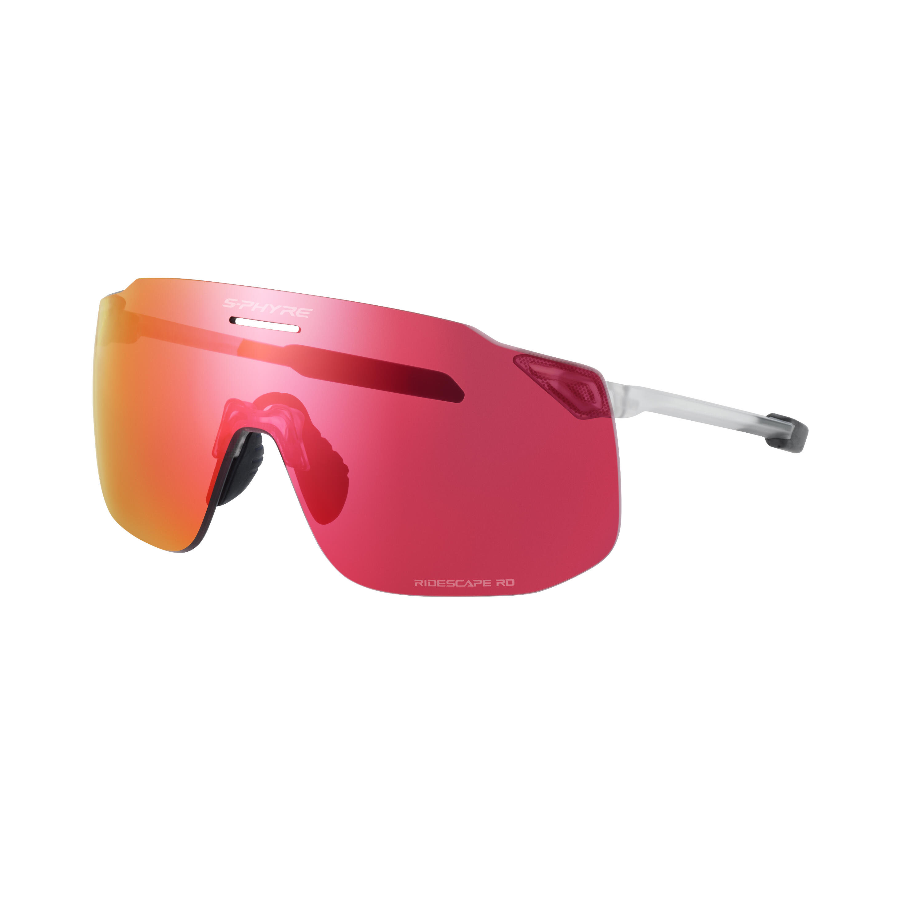 Rowerowe okulary przeciwsłoneczne S-PHYRE SL Matte Crystal , Ridescape Road