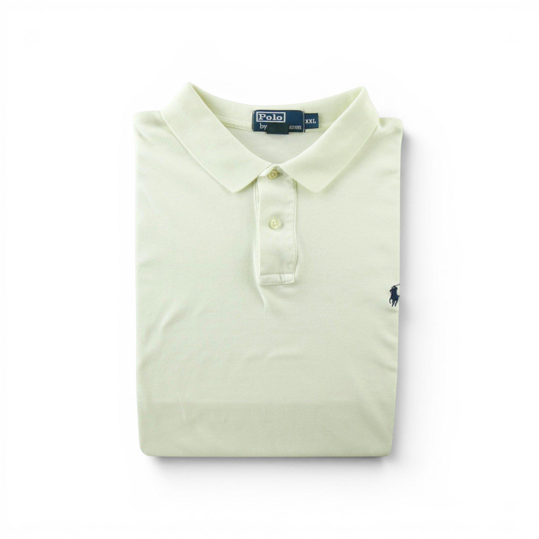 Second life - Polo męskie Polo Ralph Lauren z krótkim rękawem białe - Jak nowy
