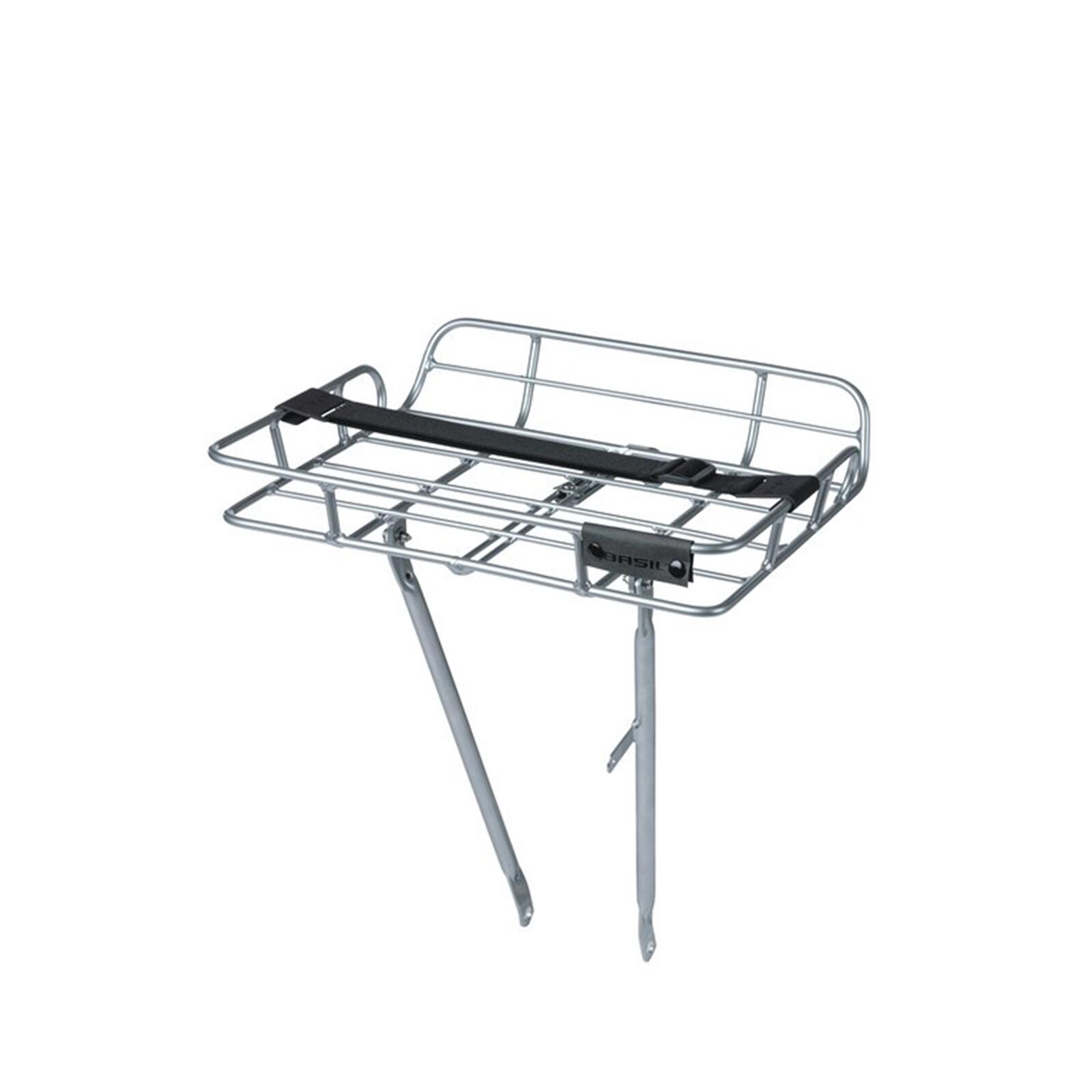 Bagażnik Portland na przednie koło  srebrny