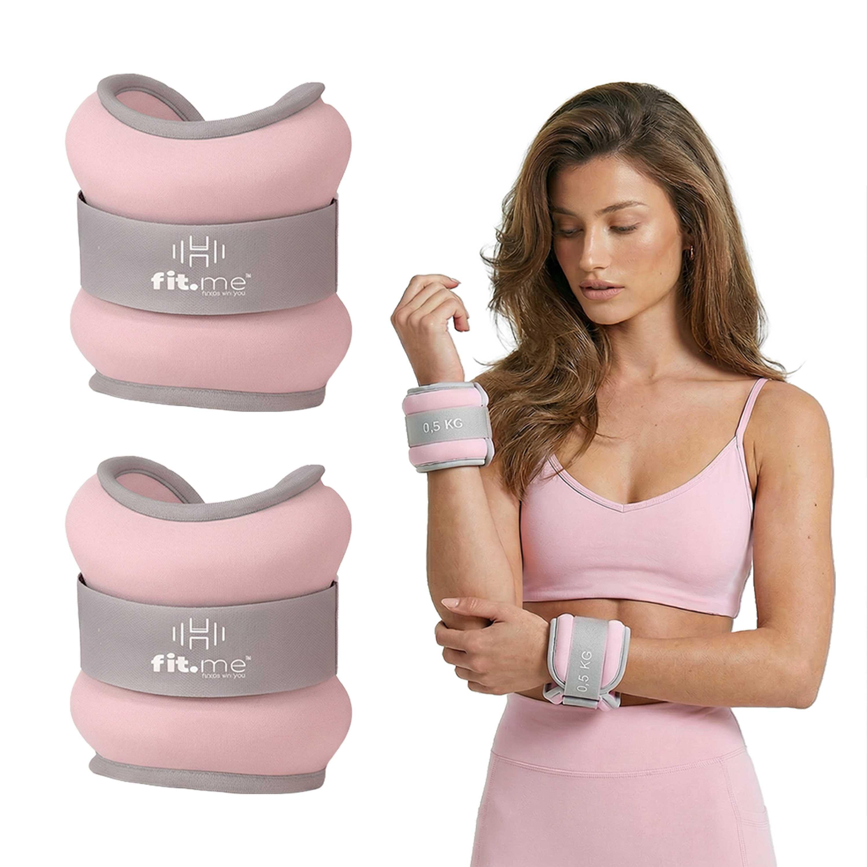 Obciążniki ciężarki na kostki nadgarstki ręce nogi 2x0,5kg ciężarki fit.me