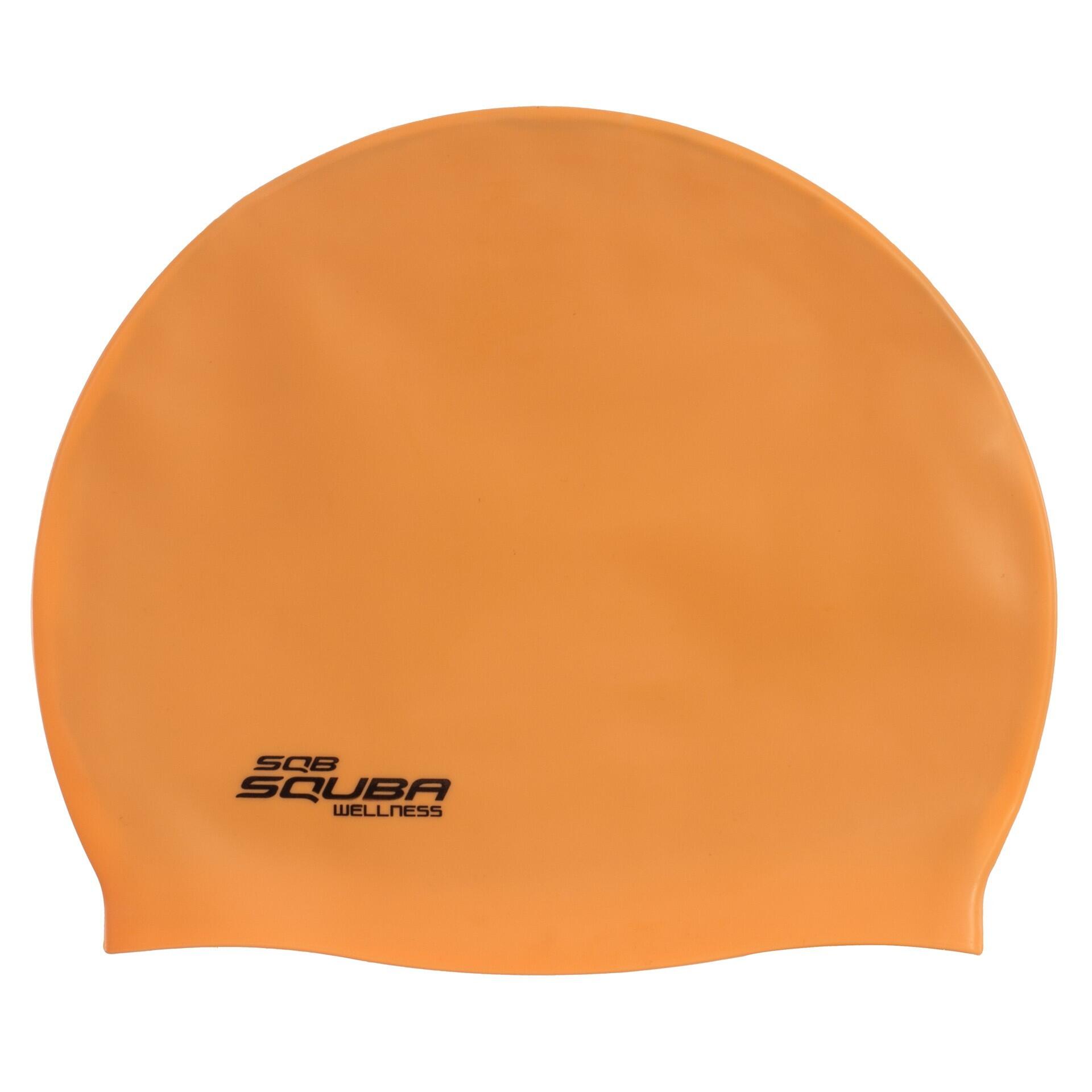 Silikonowy czepek pływacki Squba Orange Sweet
