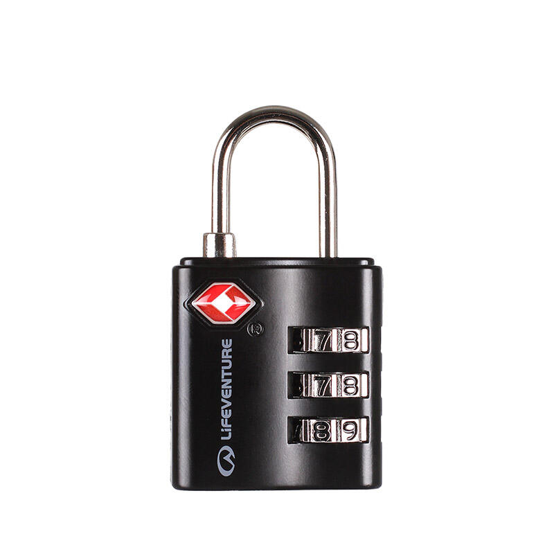 LIFEVENTURE Kłódka TSA COMBI LOCK-Czarny