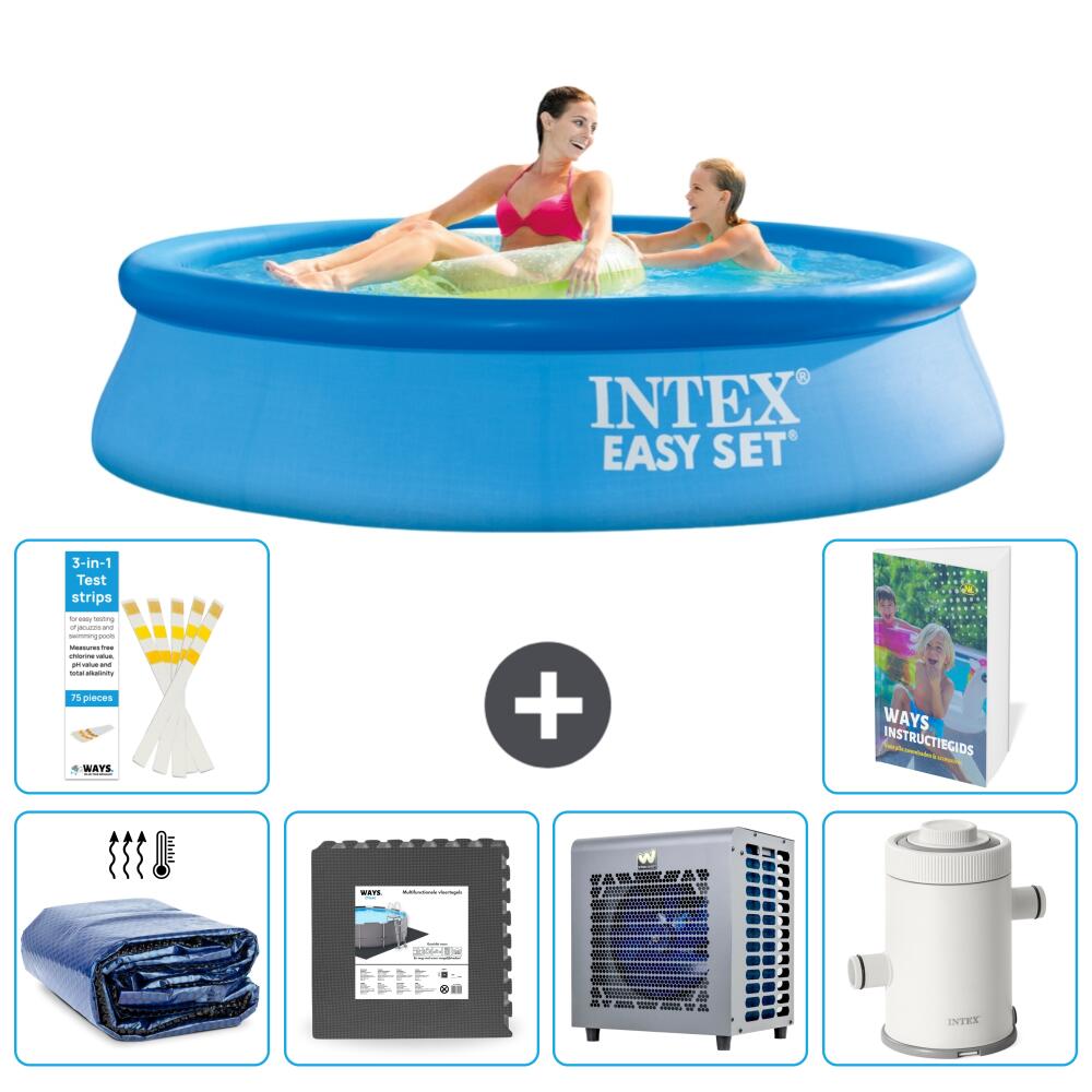 INTEX Basen Easy Set Okrągły - 244x61 cm - 7-częściowy S16
