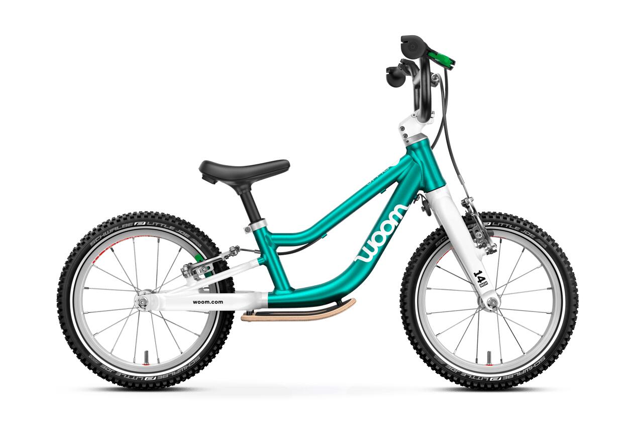 Rowerek biegowy woom GO 1 Plus metallic turquoise