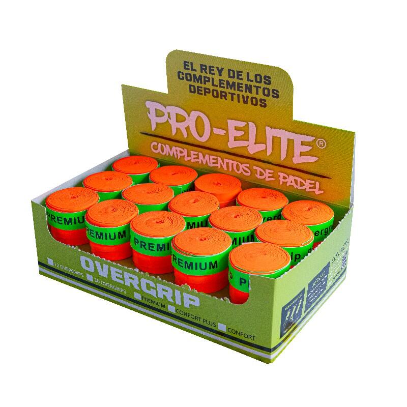 Pro Elite Premium Caixa Naranja 30 Overgrips