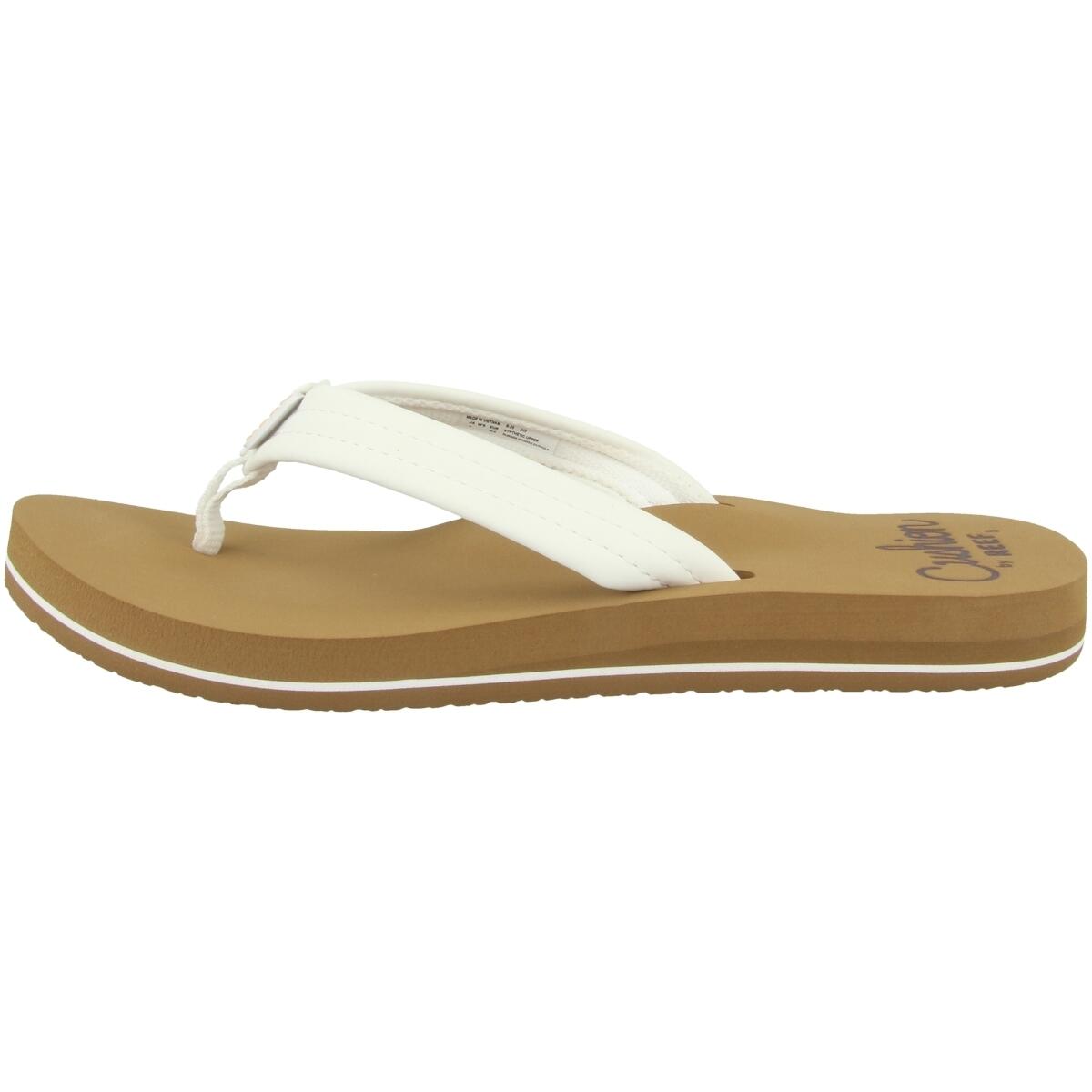 Reef Slippers Cushion Breeze RF001454CLD Wit / Bruin-42.5