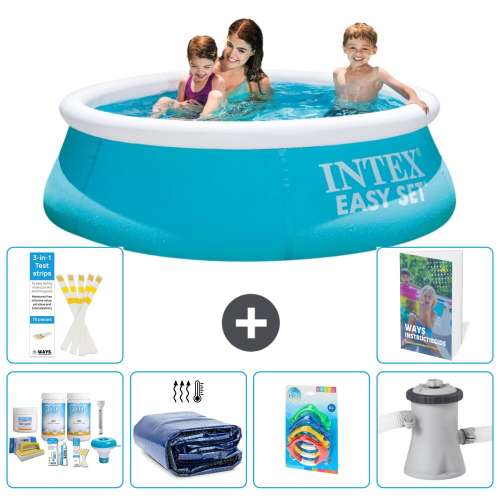 INTEX Basen Easy Set Okrągły - 183x51 cm - 7-częściowy S108