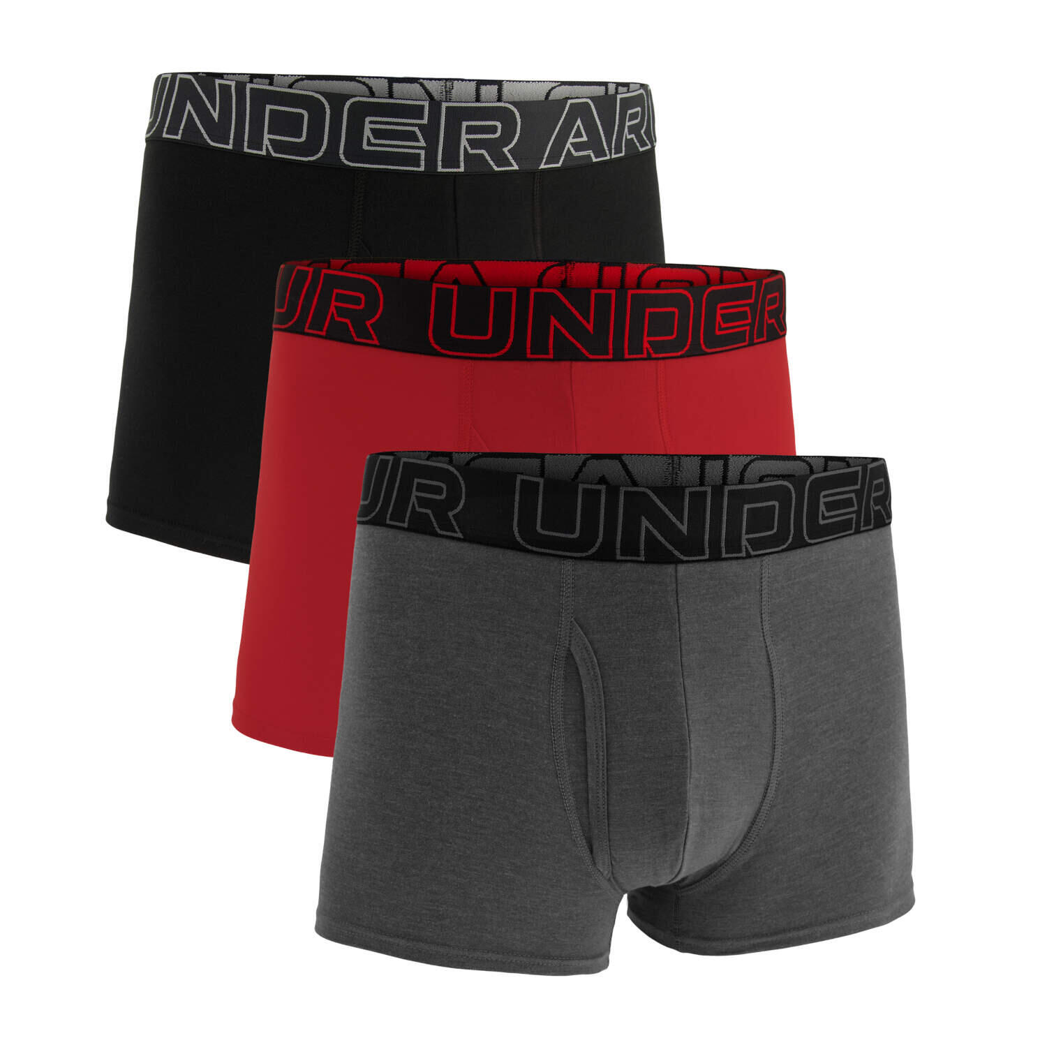 Majtki męskie bokserki sportowe Under Armour Perf Cotton 3-PAK