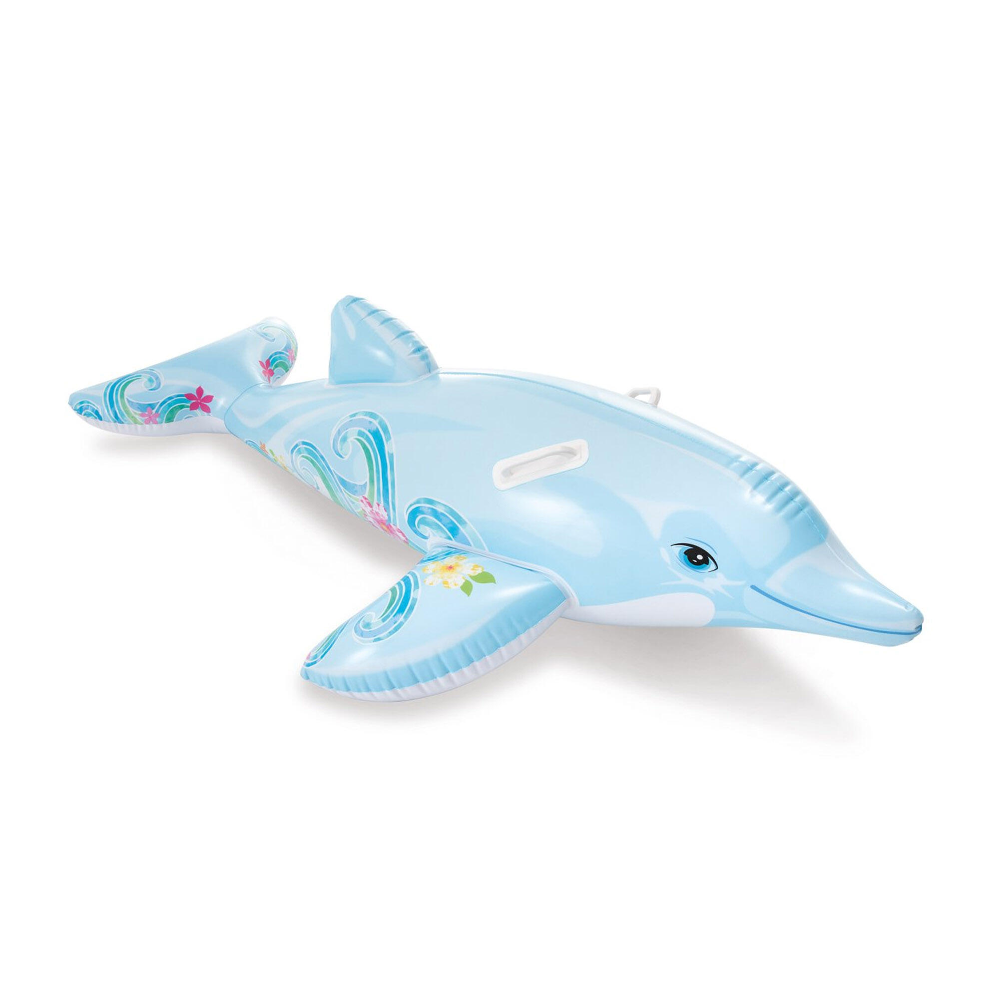 Delfin dmuchany materac dla dzieci Intex 175cm