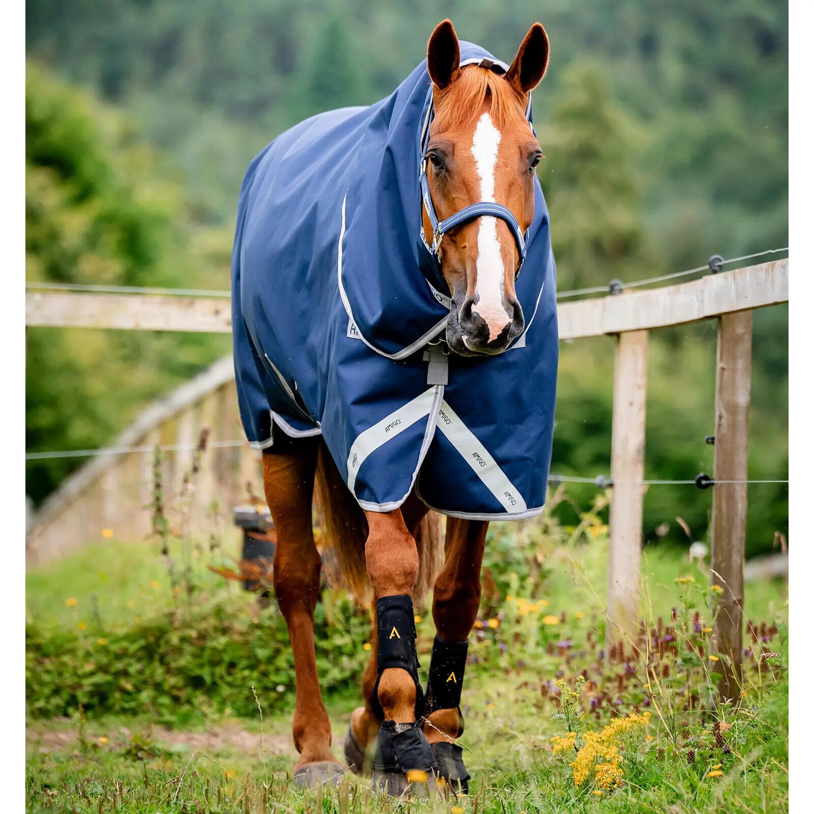 Derka zewnętrzna dla koni z osłoną szyi Horseware Amigo 1200D Plus 50g