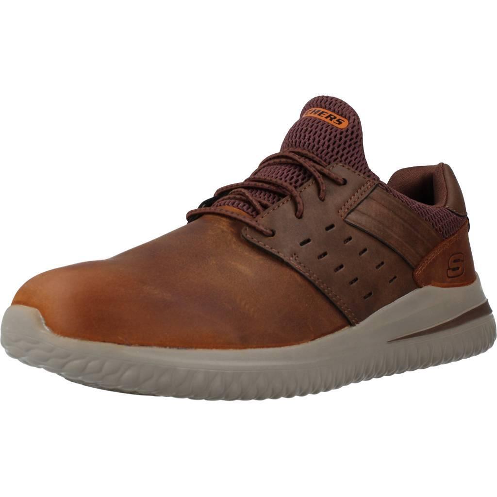 Buty SKECHERS DELSON 3.0 EZRA Brązowy