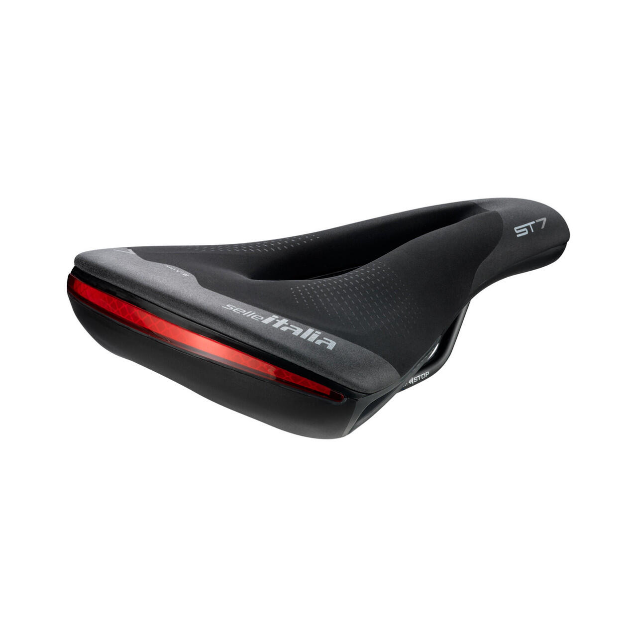 Siodełko ST 7 Superflow FeC Alloy czarne