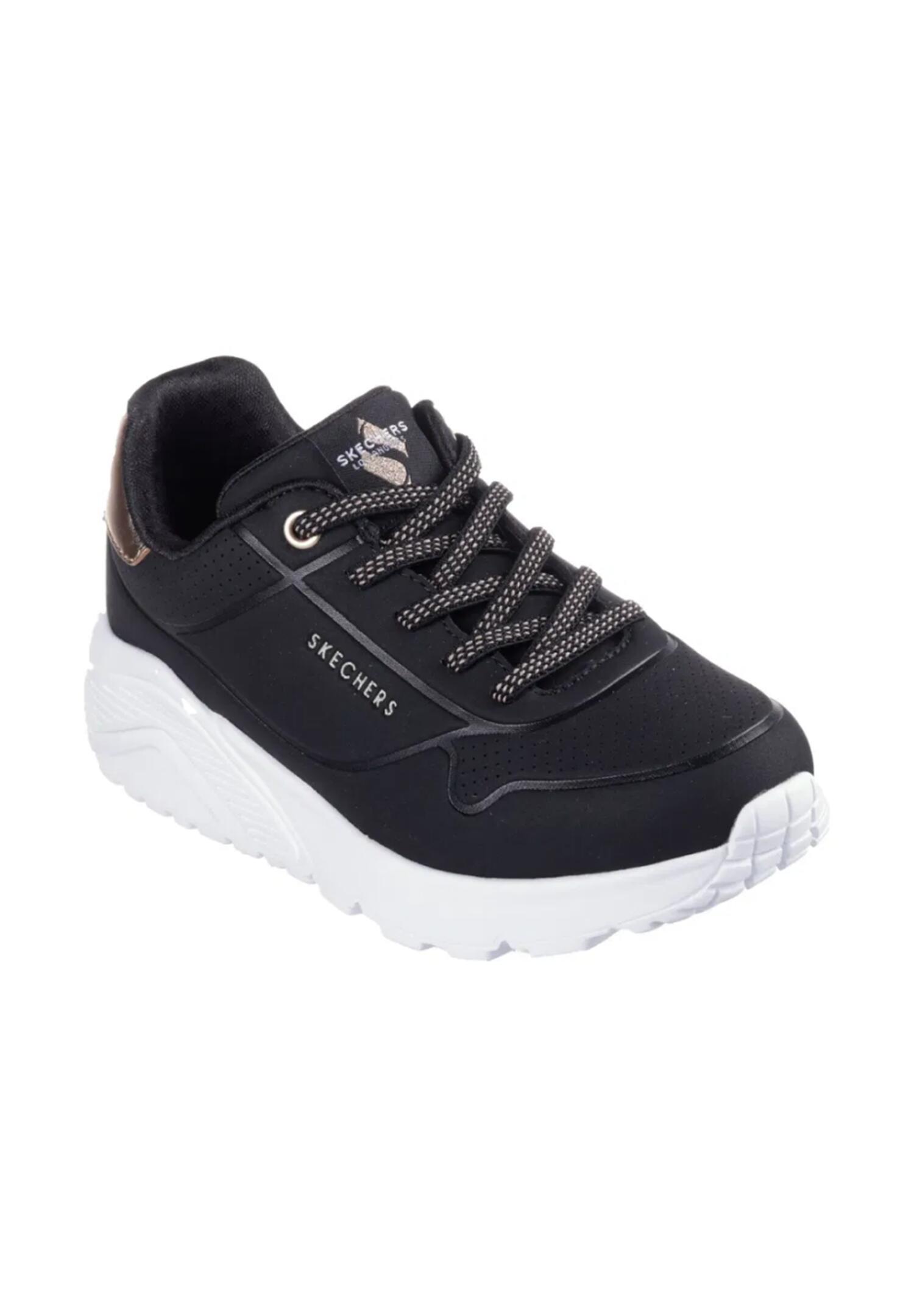 Buty SKECHERS UNO LITE-METALLIC MO Czarny