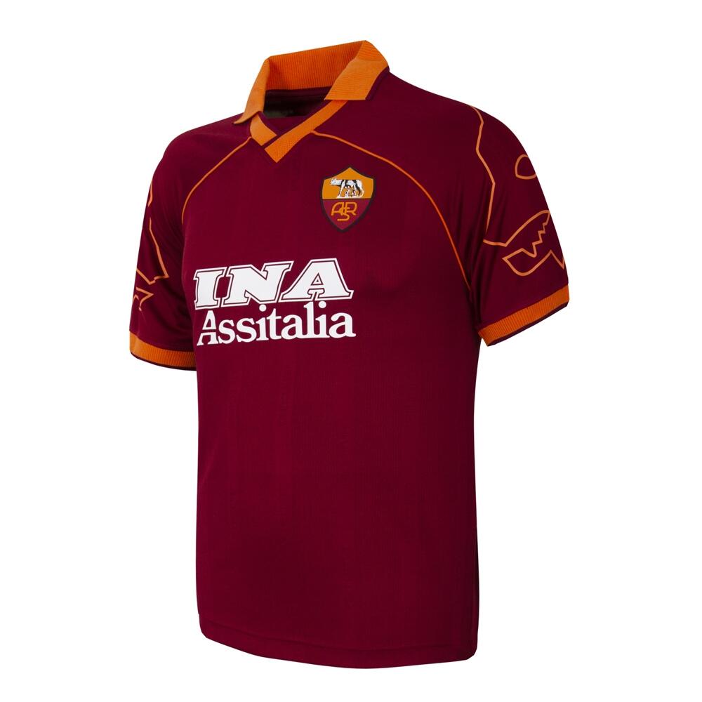 Koszulka piłkarska retro - Dorosły - AS Roma 1999/00 - Czerwony