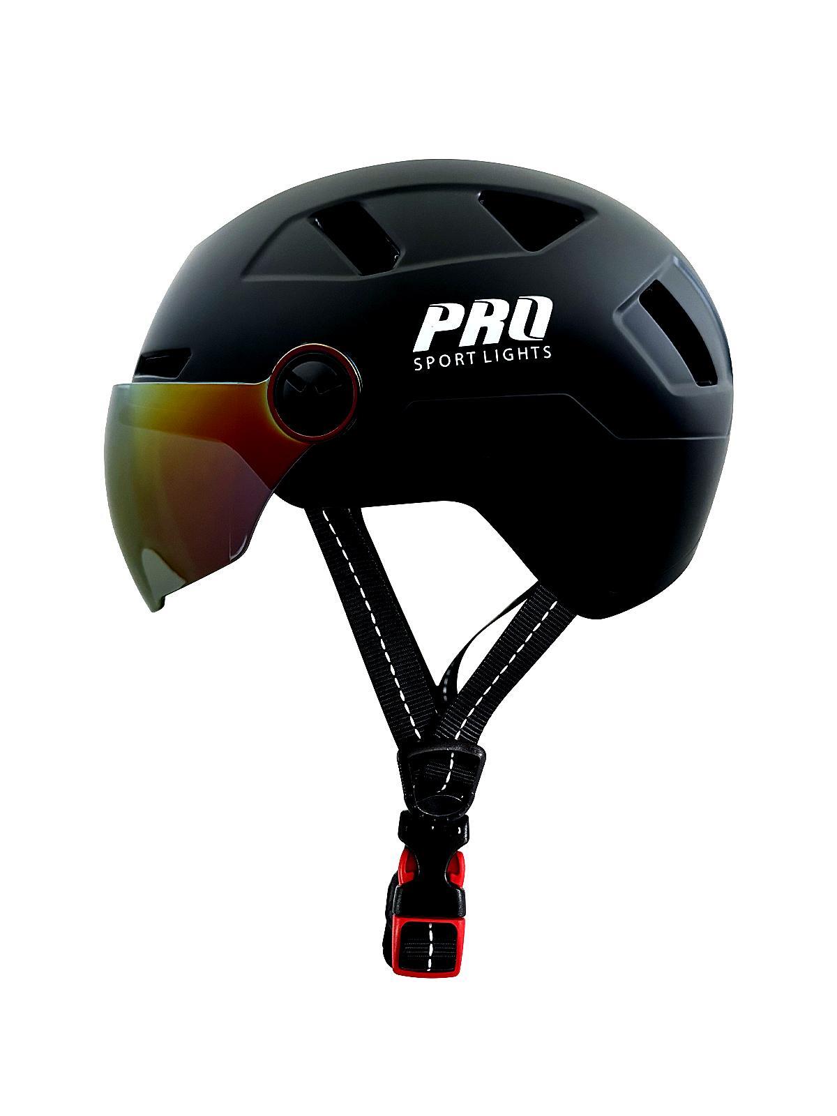 Kask Speed Pedelec dla dorosłych, 2 wizjery, LED – NTA 8776