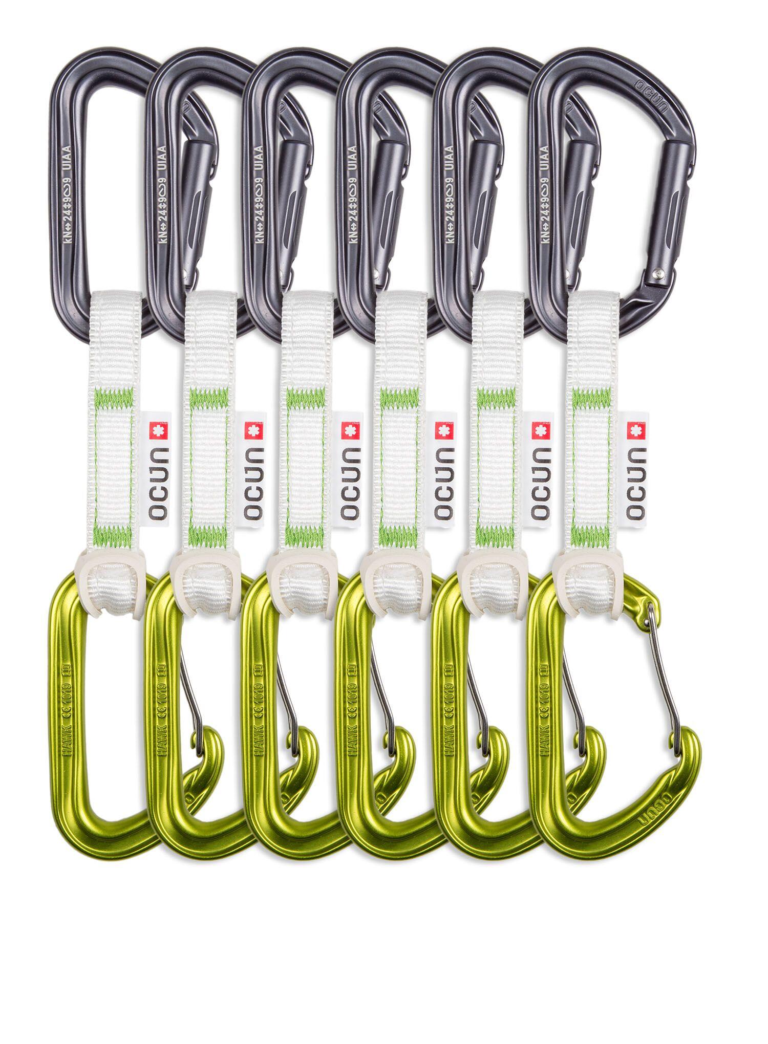 Ekspresy wspinaczkowe Ocun Hawk QD Combi Bio-Dyn-Ring 15 mm 10 cm 6-pack