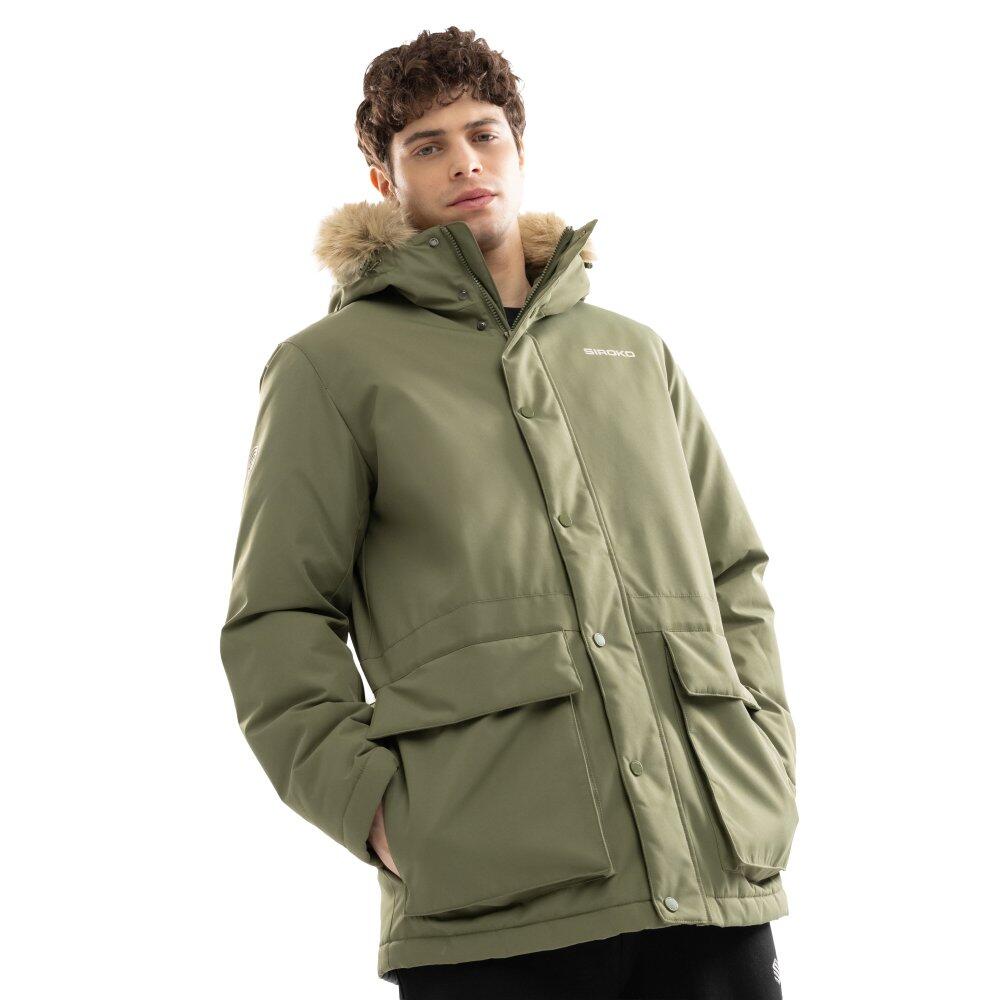Męska ocieplana parka Lifestyle Siroko Ivalo
