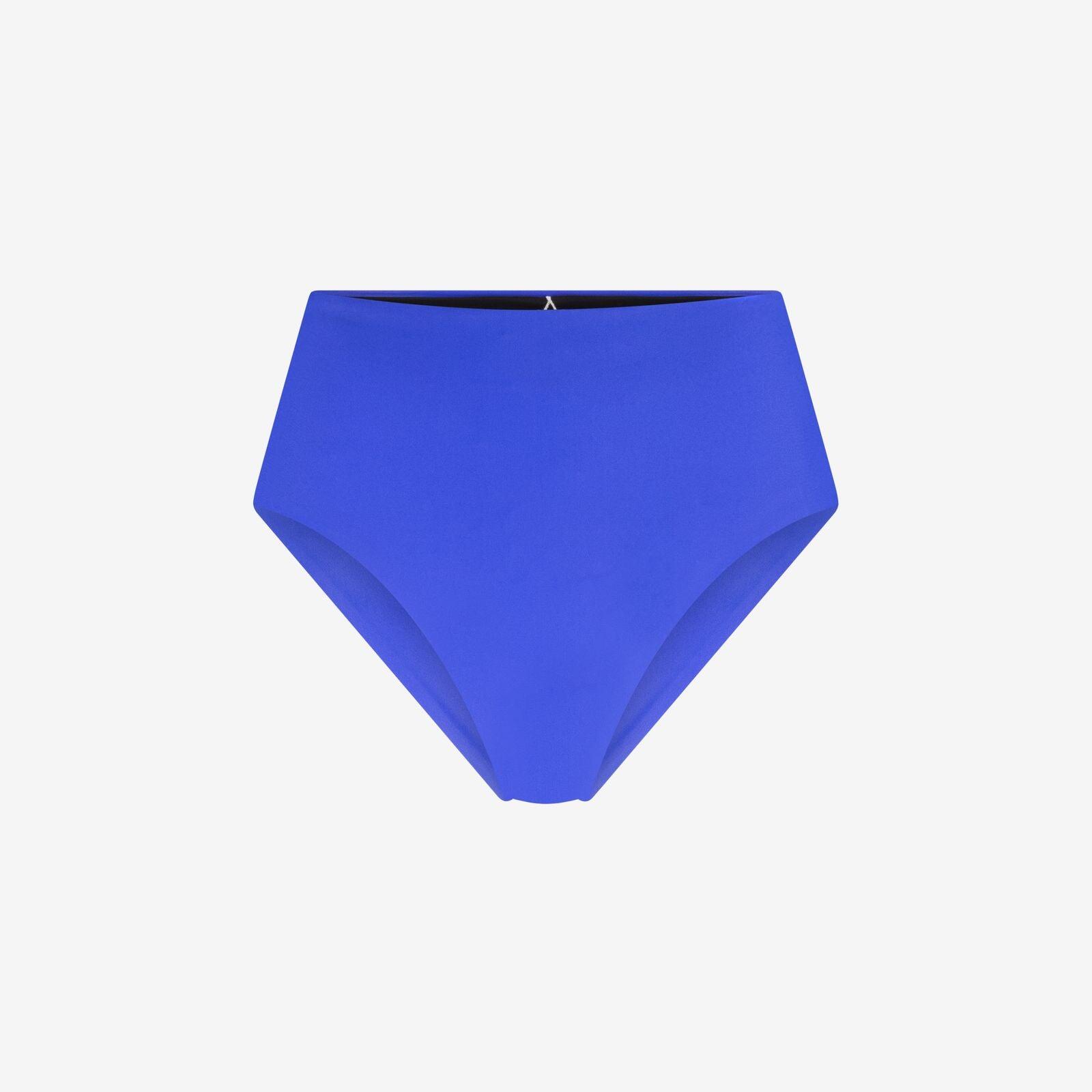 Damskie premium bikini z wysokim stanem do pływania & surfingu - Niebieski