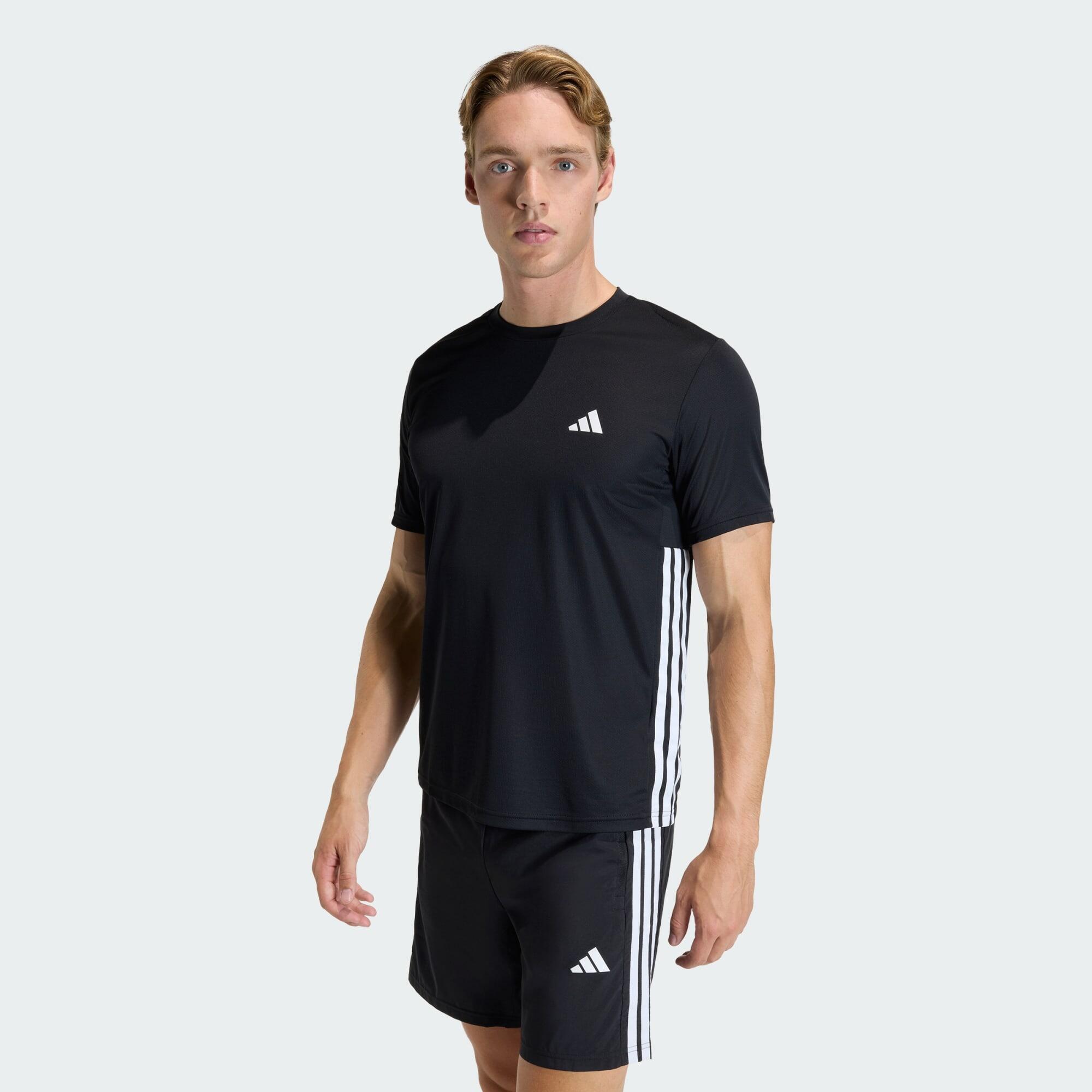 KOSZULKA WORKOUT ESSENTIALS BASE 3-STRIPES