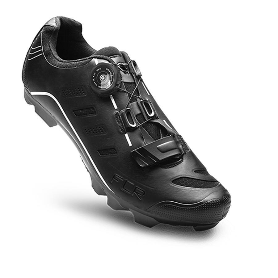 Buty z systemem zacisku na pokrętło + rzepy FLR Elite F75