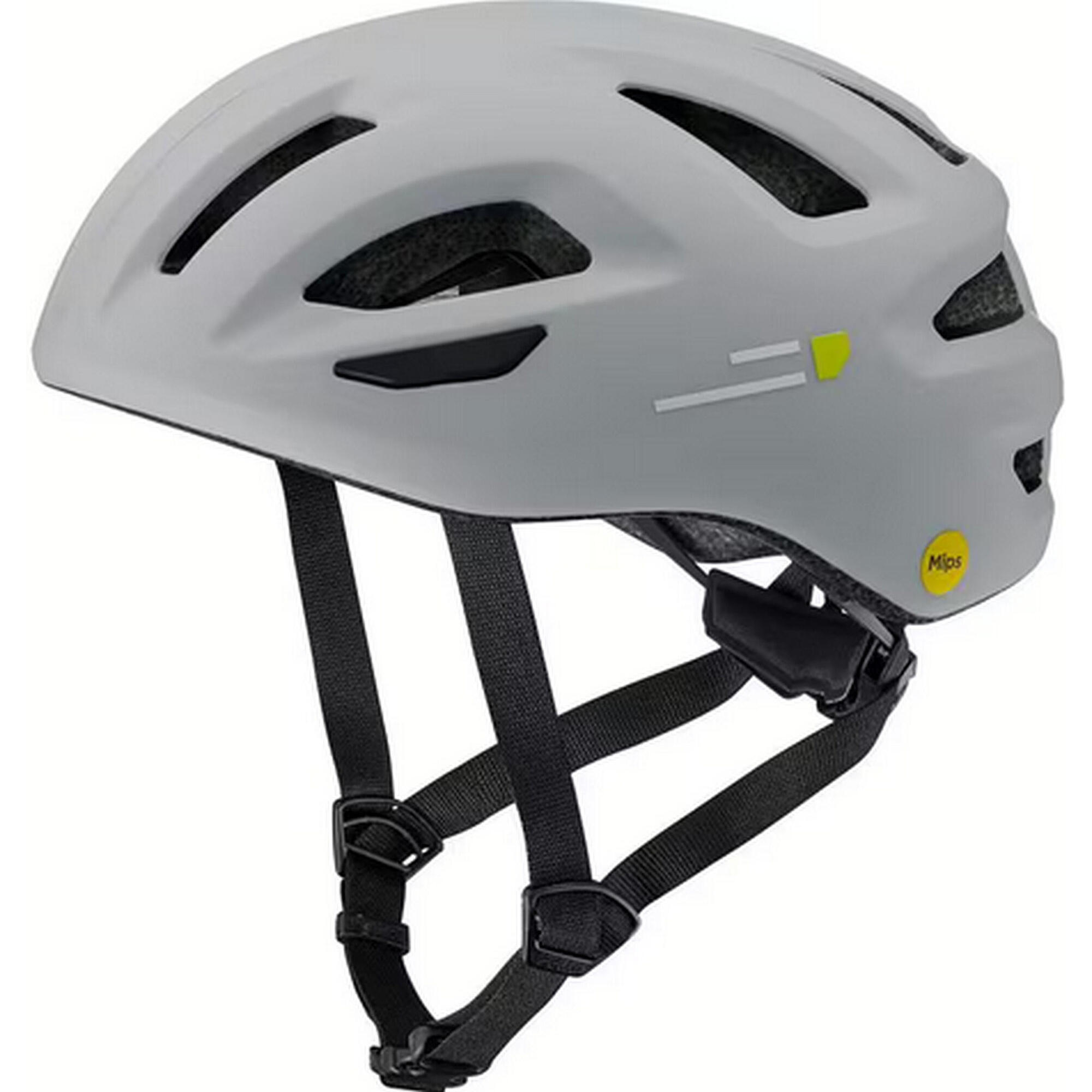 Kask rowerowy Rennrad „Spero MIPS” szary matowy