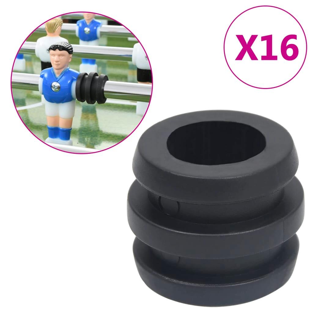 VidaXL Zaślepki do drążków piłkarzyków 16 szt. 15,9/16 mm