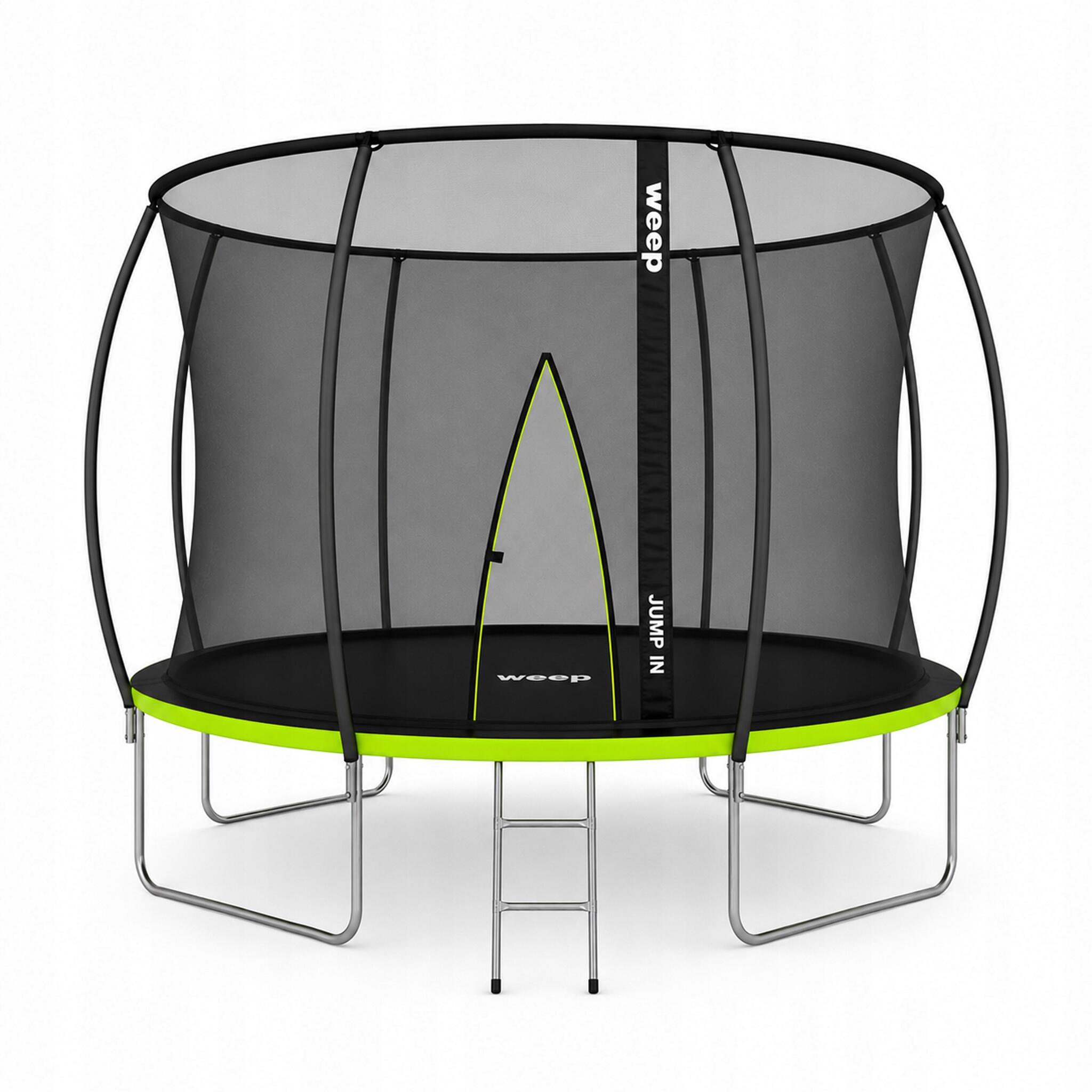 Trampolina Domowa Dla Dzieci Do Ogrodu Z Siatką Wewnętrzną - Weep 366cm 12