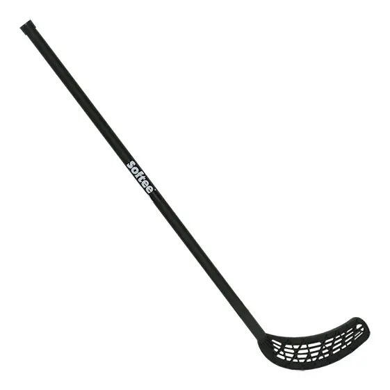 Hokejka i kij do floorballa z okrągłym uchwytem Softee