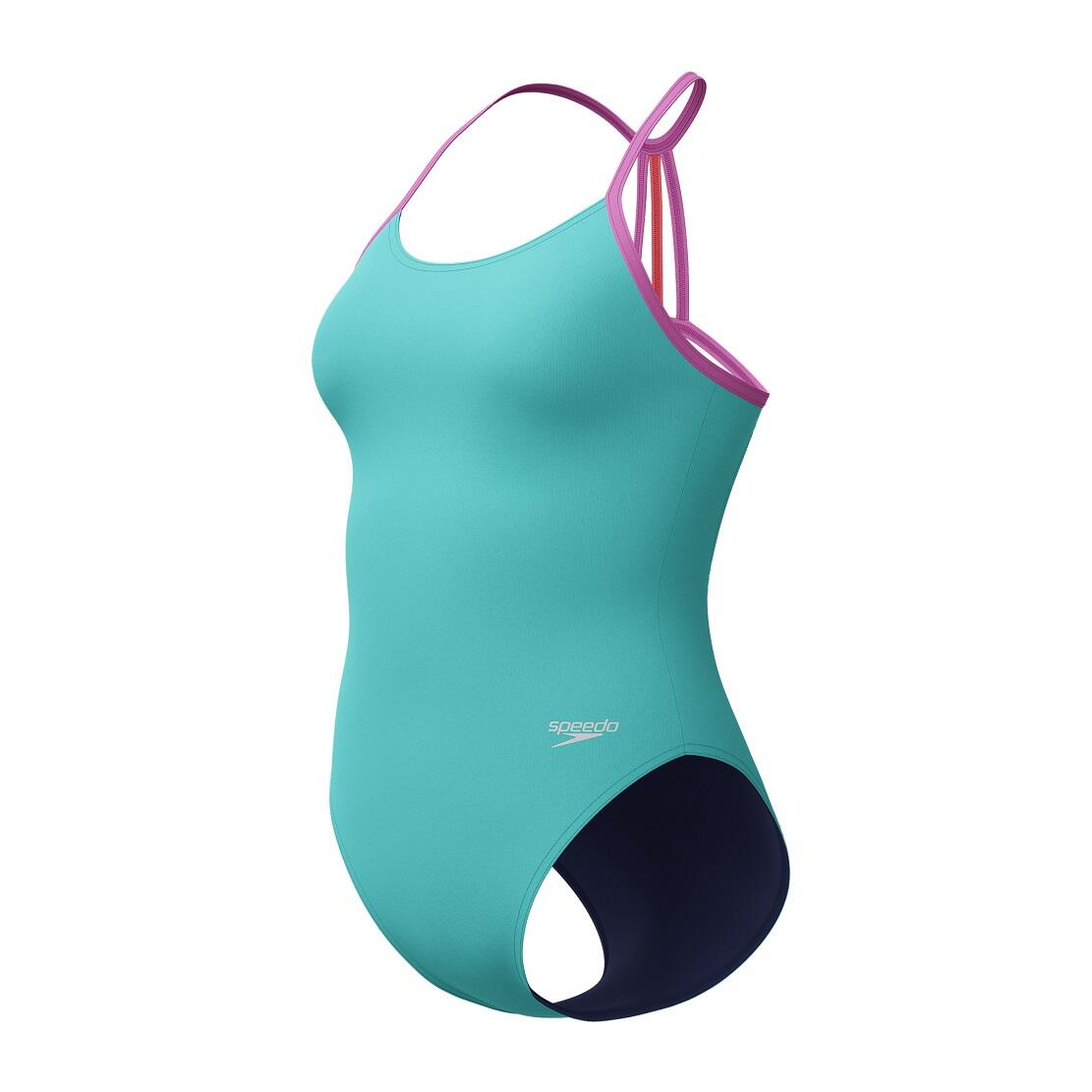 Strój kąpielowy jednoczęściowy dziewczęcy na basen Speedo Solid Line