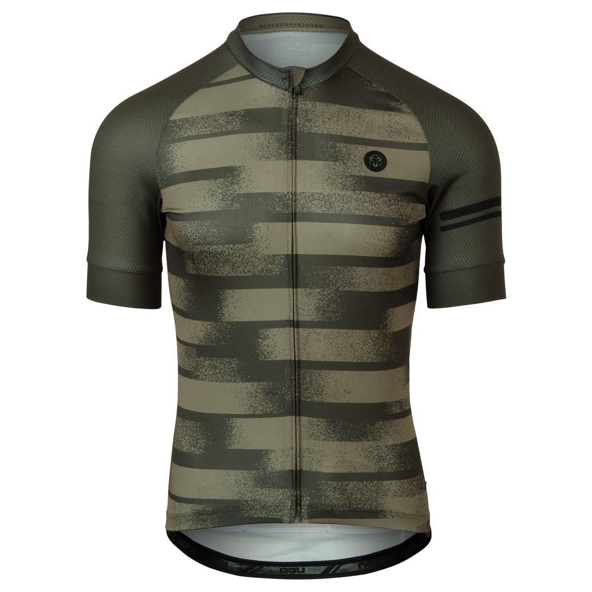 Grainy Stripe Jersey SS Essential Men