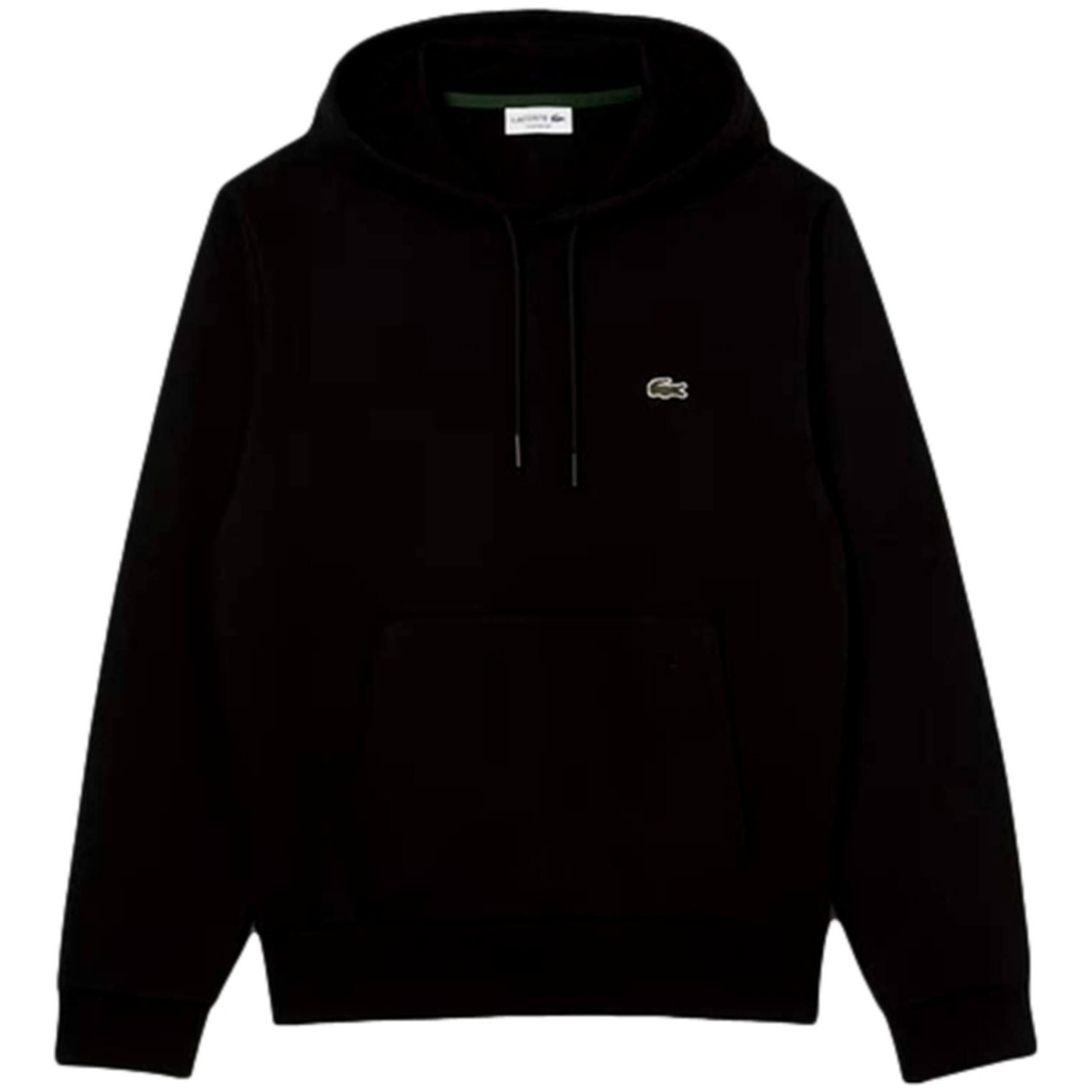 Bluza z kapturem Męska Lacoste Czarny