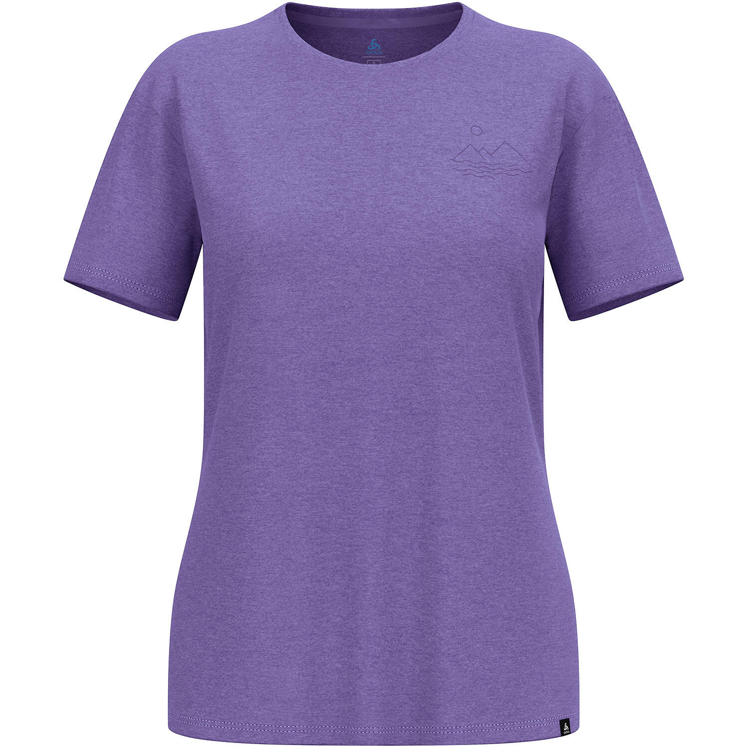 Koszulka damska Odlo ASCENT SUN. SEA. MOUNTAINS. T-shirt crew neck s/s