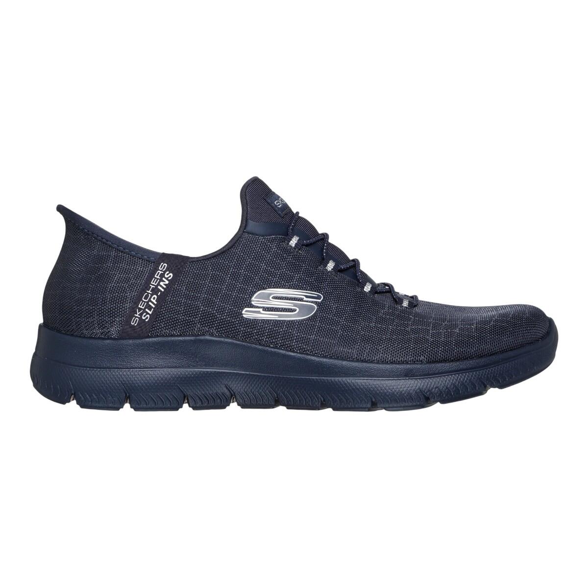 Baskets Femme Baskets Skechers SUMMITS-CLASSY NIGHT Bleu Skechers