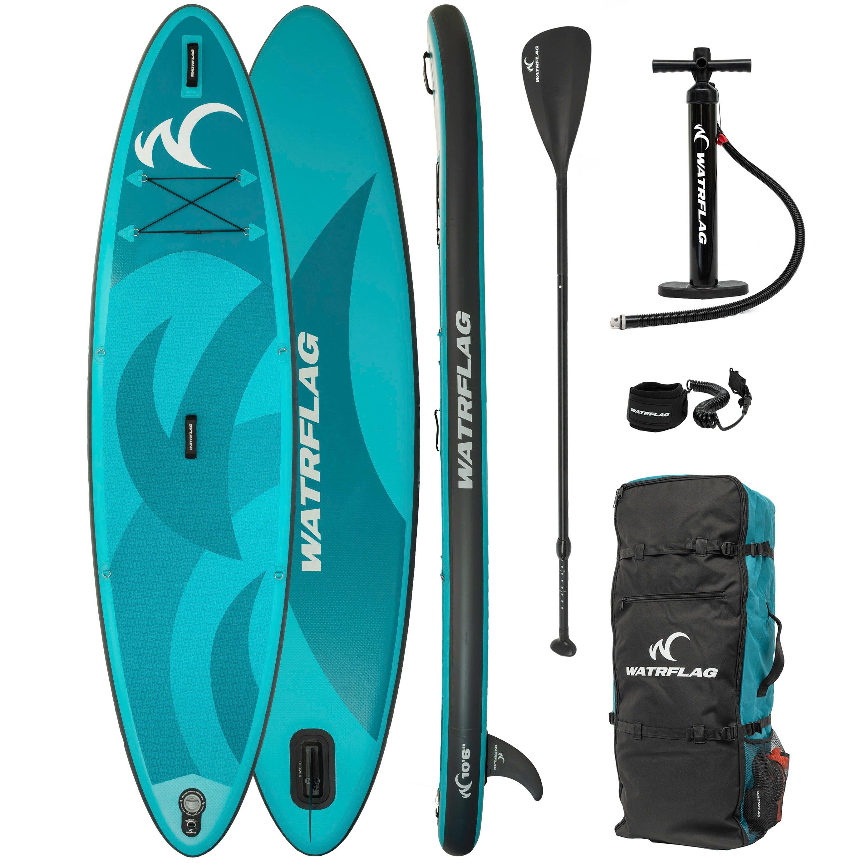 Wysokiej jakości nadmuchiwana deska SUP – WATRFLAG Glide 10'6 zestaw – ALLROUND