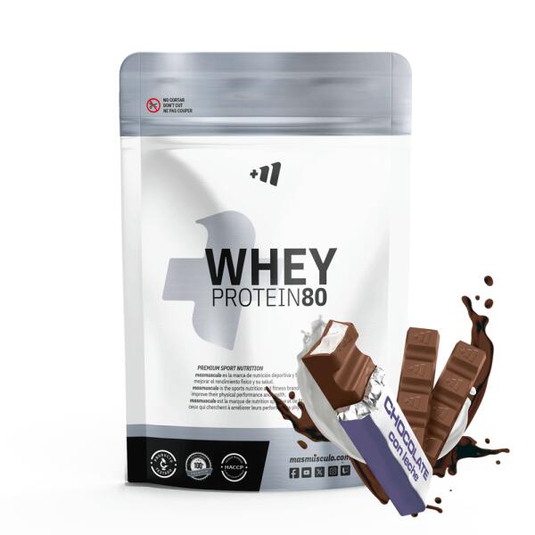 Białko serwatkowe 80 - 1 kg mlecznej czekolady MASMUSCULO