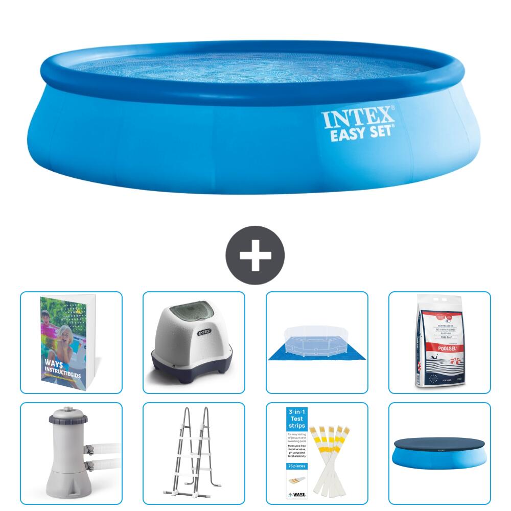 INTEX Basen Easy Set Okrągły - 457x107 cm - 9-częściowy S649