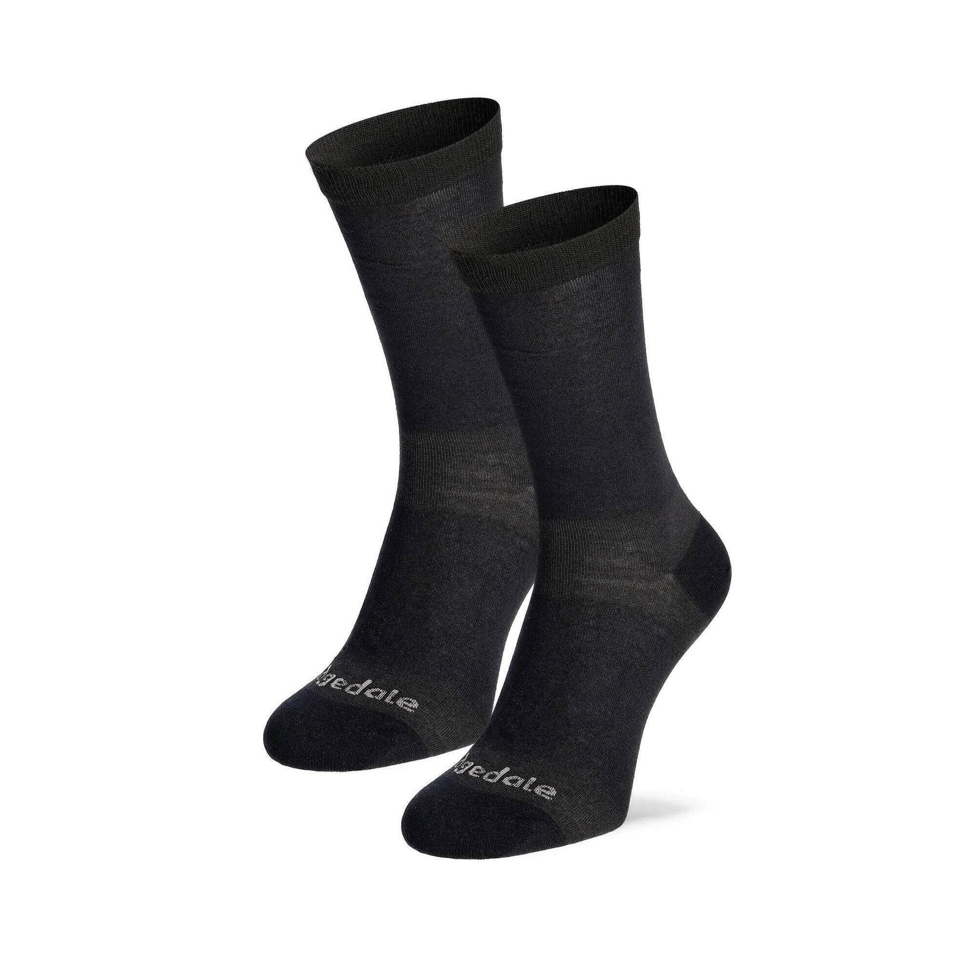 Skarpetki trekkingowe męskie Bridgedale Base Layer Coolmax Liner długie  2 pary