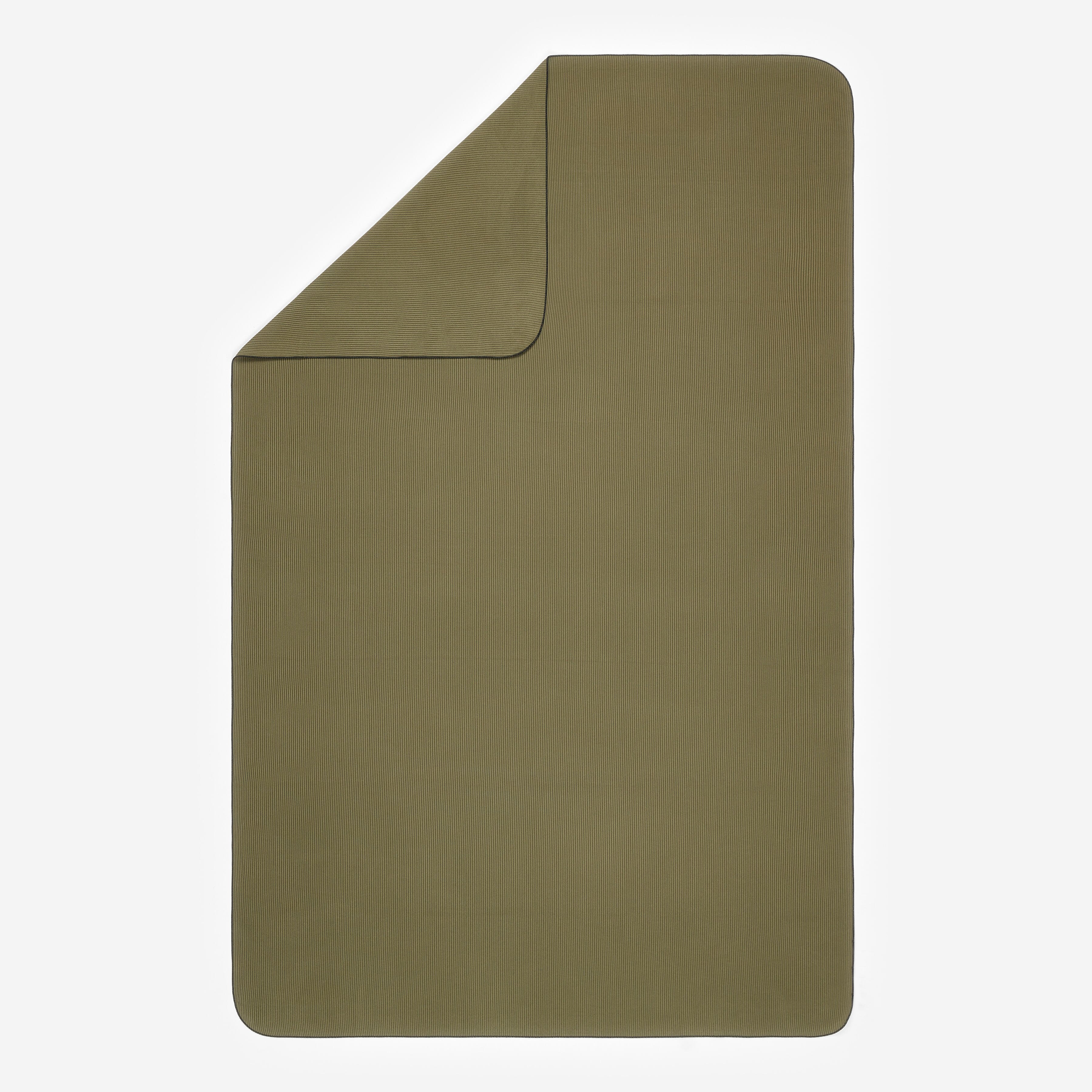Ręcznik z mikrofibry Decathlon XL 110 X 175 cm prążkowany