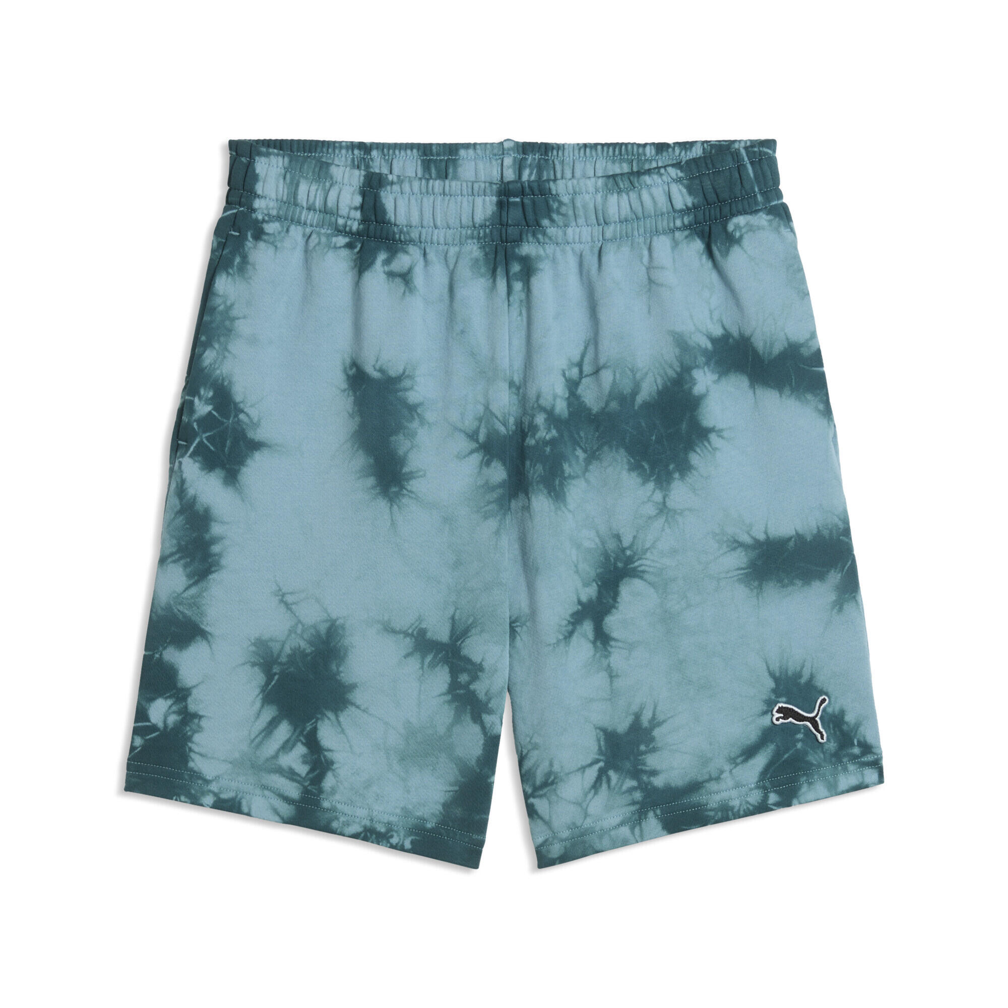 Młodzieżowe luźne szorty Essentials z efektem tie-dye PUMA