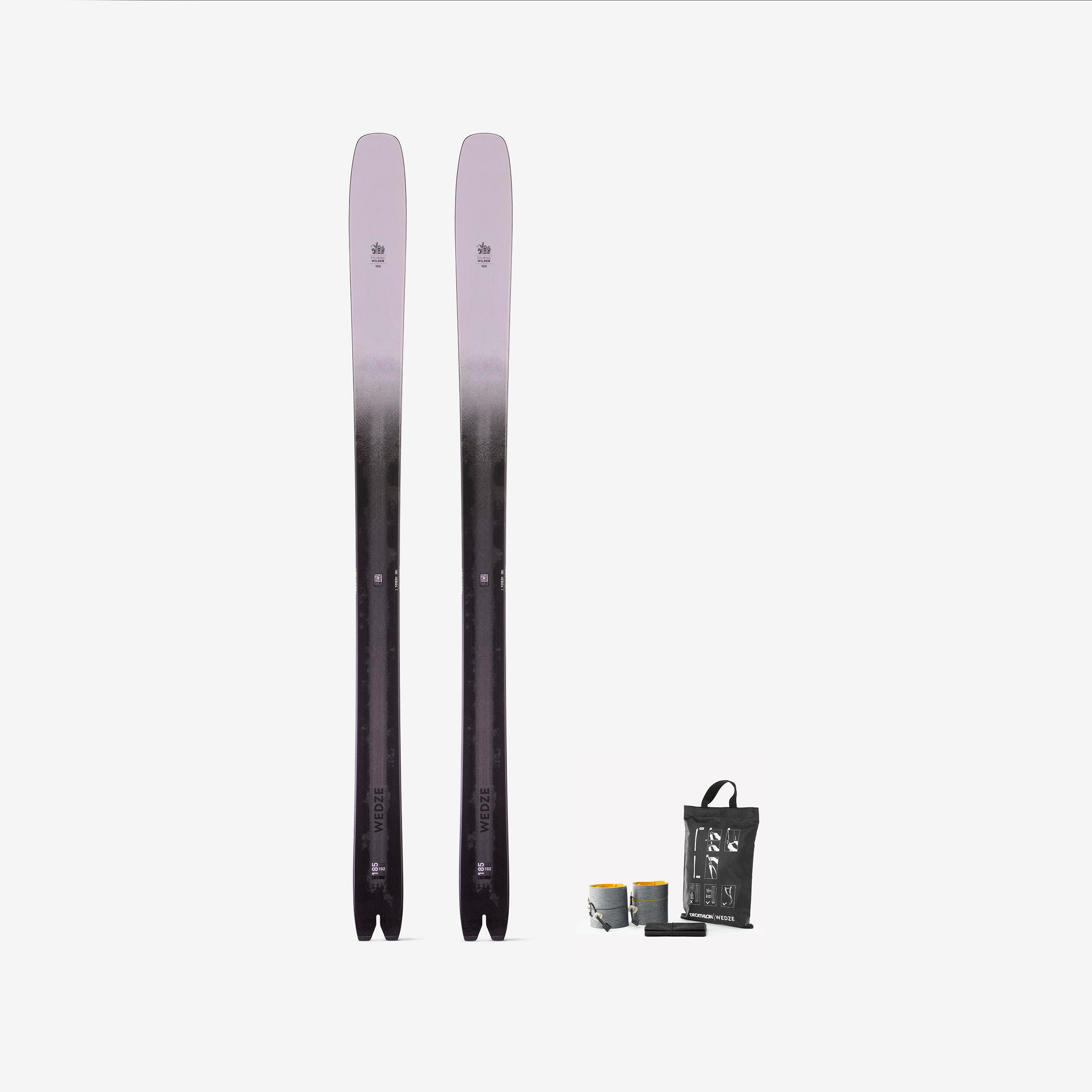 Narty skiturowe Wedze Wilder 102 z fokami bez wiązań