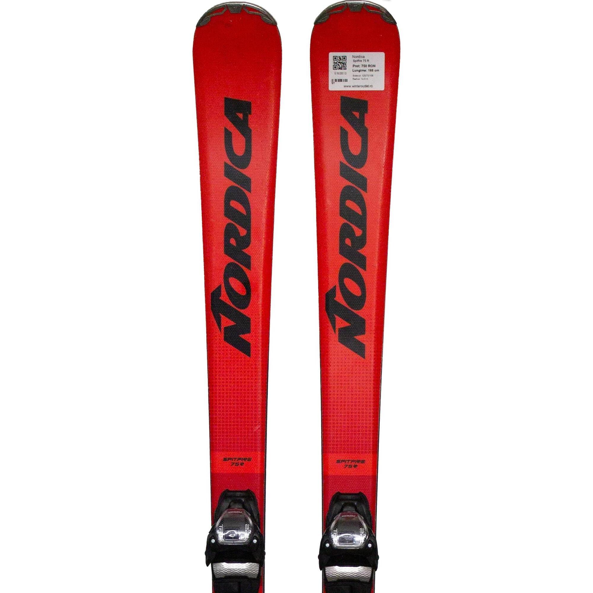 Second Life- Narty NORDICA Spitfire 75 R  168 cm- Stan bardzo dobry