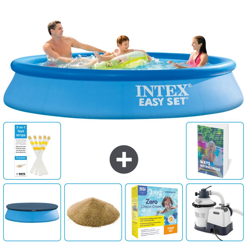 INTEX Basen Easy Set Okrągły - 305x61 cm - 7-częściowy S170